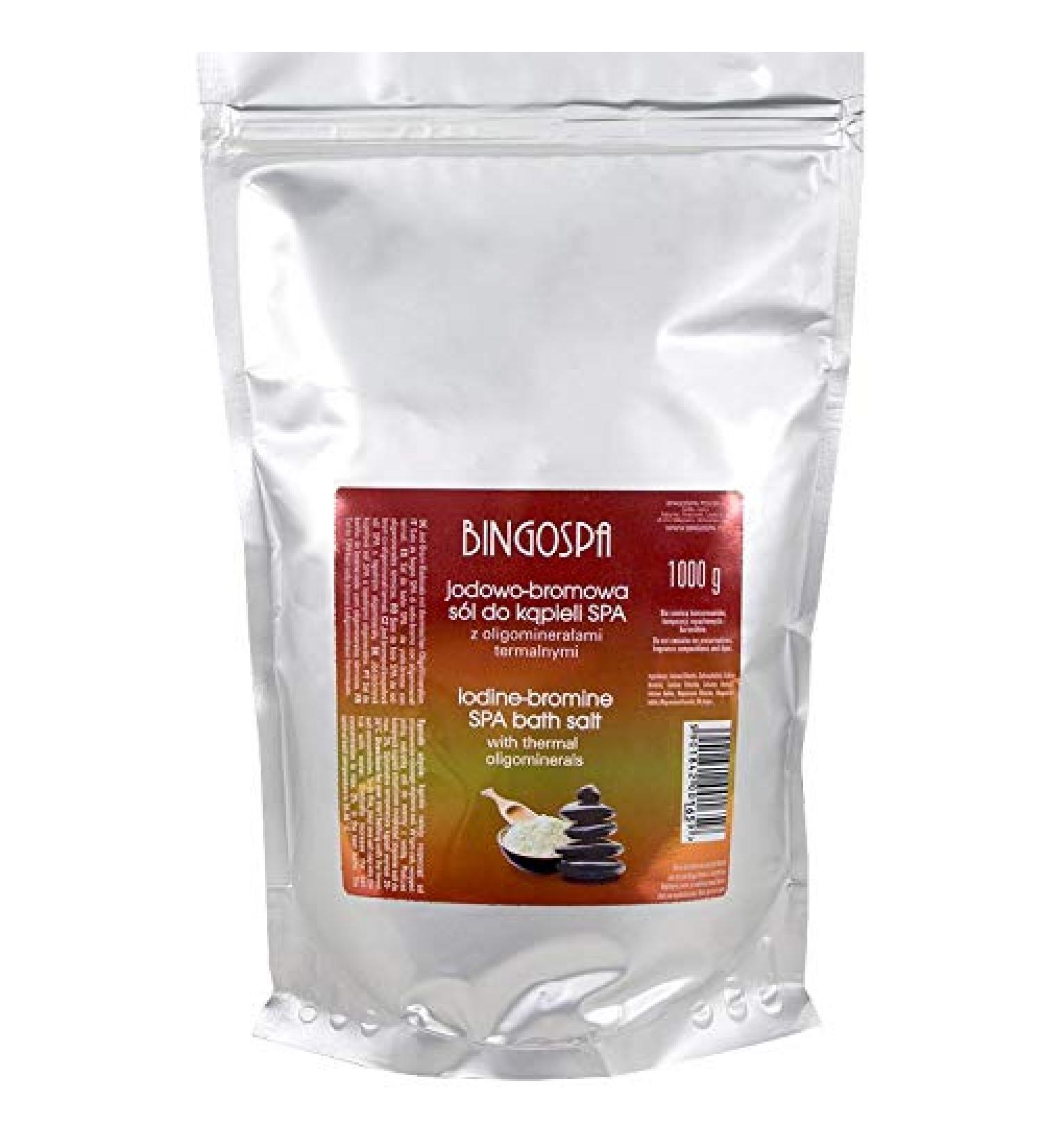 Iodine-Bromine Bath Salt for Scars Psoriasis & Arthritis - 1000g BINGOSPA | International Shipping Available - Buy Online on GoSupps.com