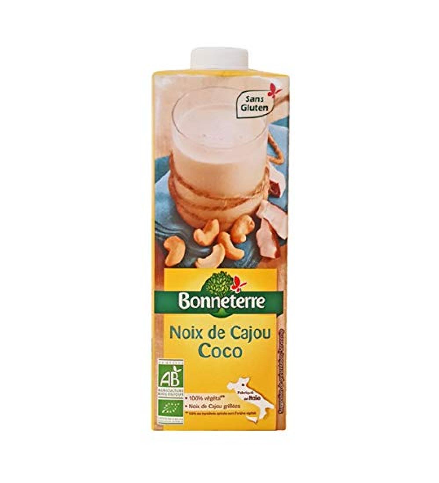 BONNETERRE Coconut Cashew Drink 1L Organic - - Buy Online on GoSupps.com