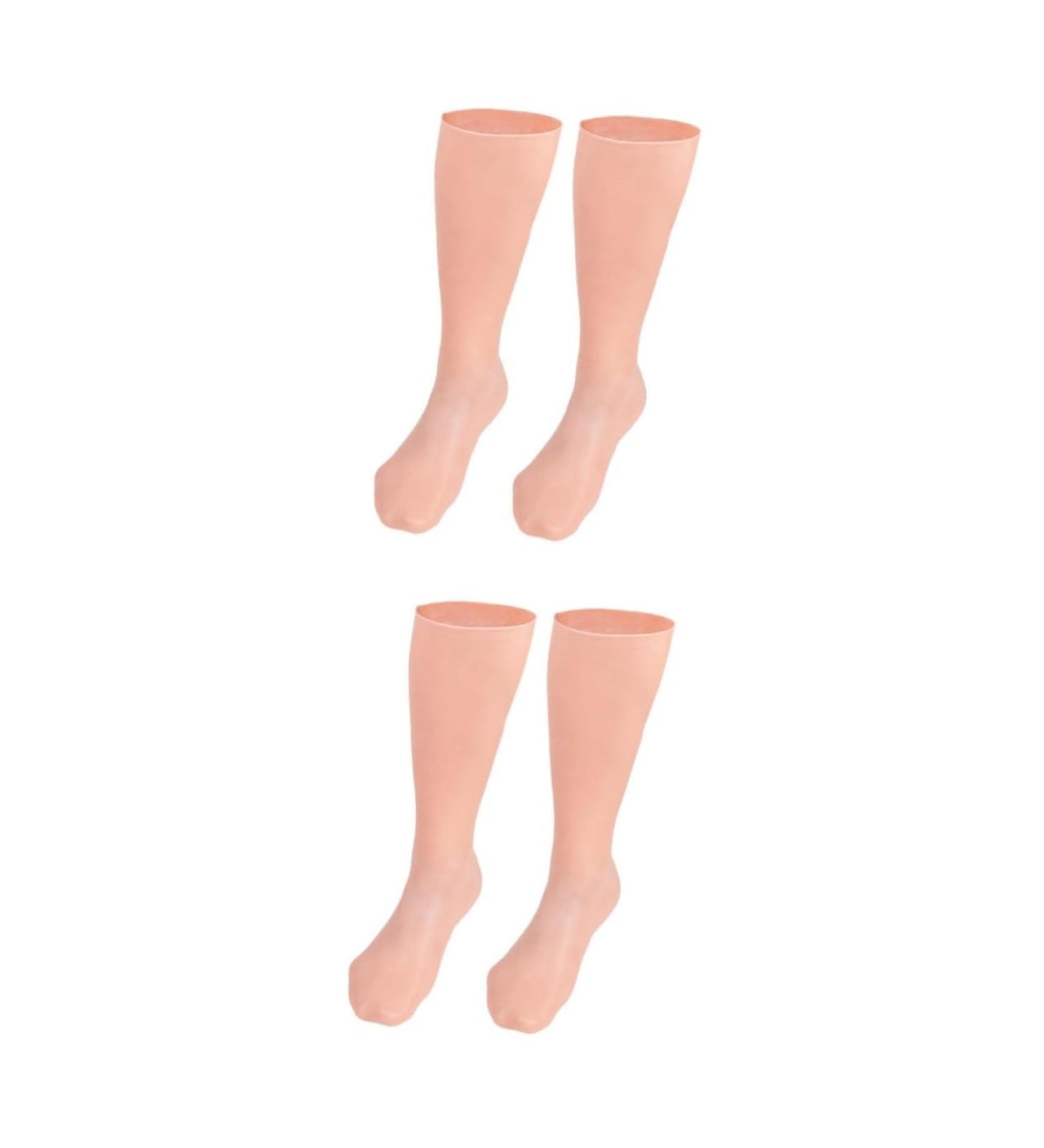 minkissy 2 Pairs Exfoliating Moisturizing Socks Long Moisturizing Socks Foot Lotion Socks Cracked Heels Socks Reusable Moisturizing Socks Moisturizer Socks Girl Socks Sebs Women's Socks - Buy Online on GoSupps.com