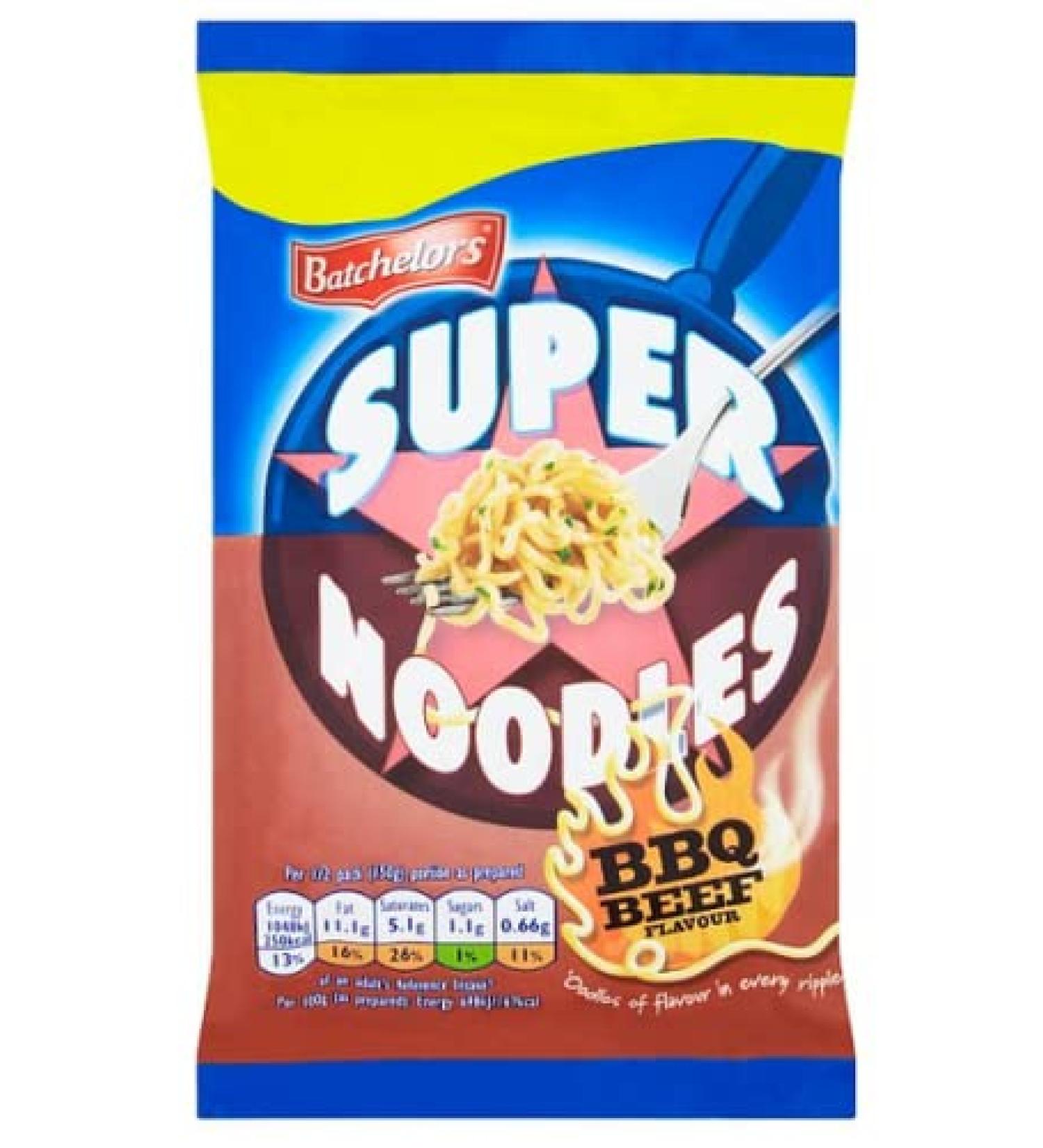 Batchelors Batchelors Super Noodles BBQ Beef 90g - Box of 8