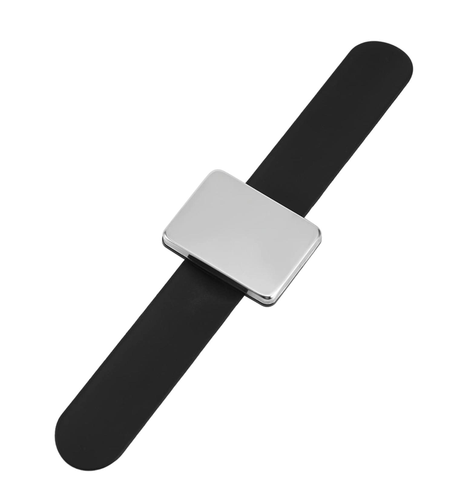 HUSHUI Magnetic Wrist Band for Hairdressers Hair Grip Holder Hairpin Collector Hair Clip Storage Accessory (Black) - Buy Online on GoSupps.com