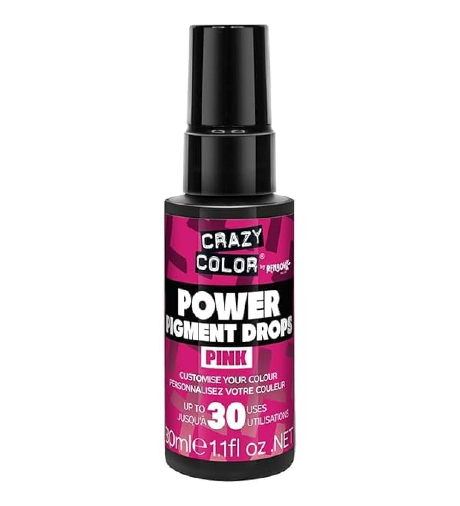  Crazy Color Crazy Color s - Rose - Pink - Pure Pigment Drops - 30ml - Buy Online on GoSupps.com
