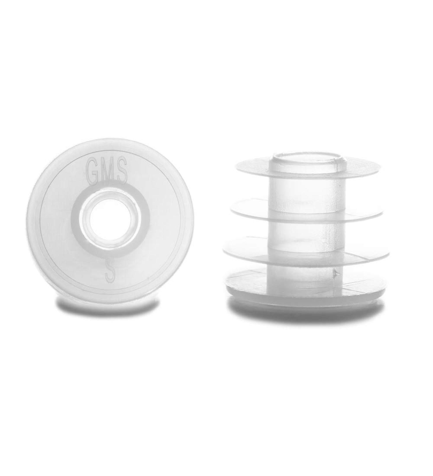 GMS Press in Bottle Adapter Plugs (25 Count) - Reusable BPA-Free Plastic for Oral Medication Syringes - Fits 22mm Bottle Circumference - Liquid Medication Dispensing - Buy Online on GoSupps.com