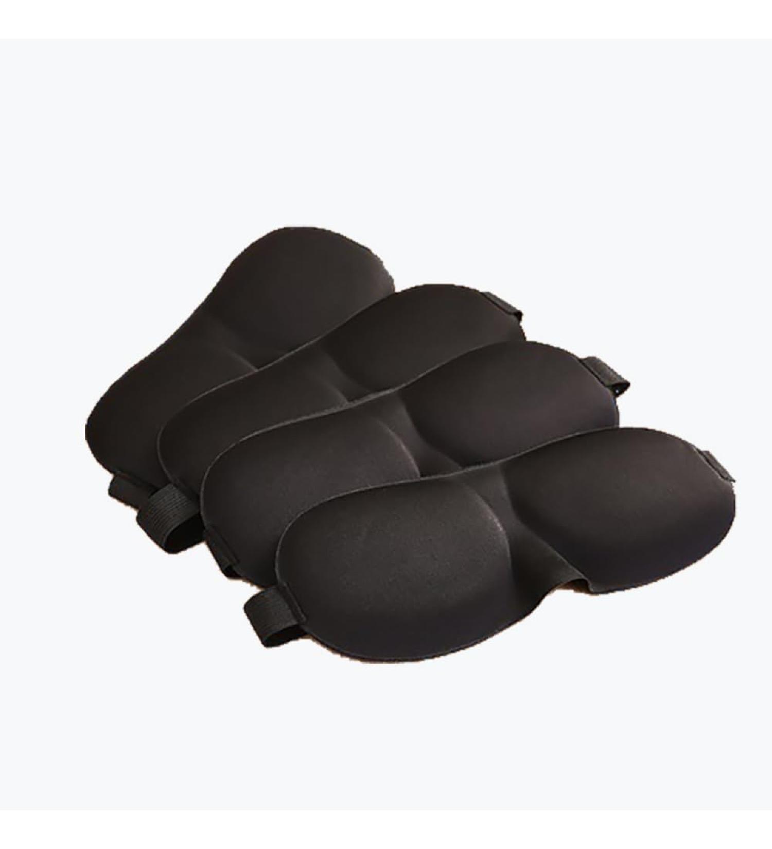 Sleep Mask 2 Pack - 100% Light Blocking Eye Masks for Sleep | Adjustable Blindfolds for Travel & Yoga | Comfortable & Pressure-Free Design - Buy Online on GoSupps.com