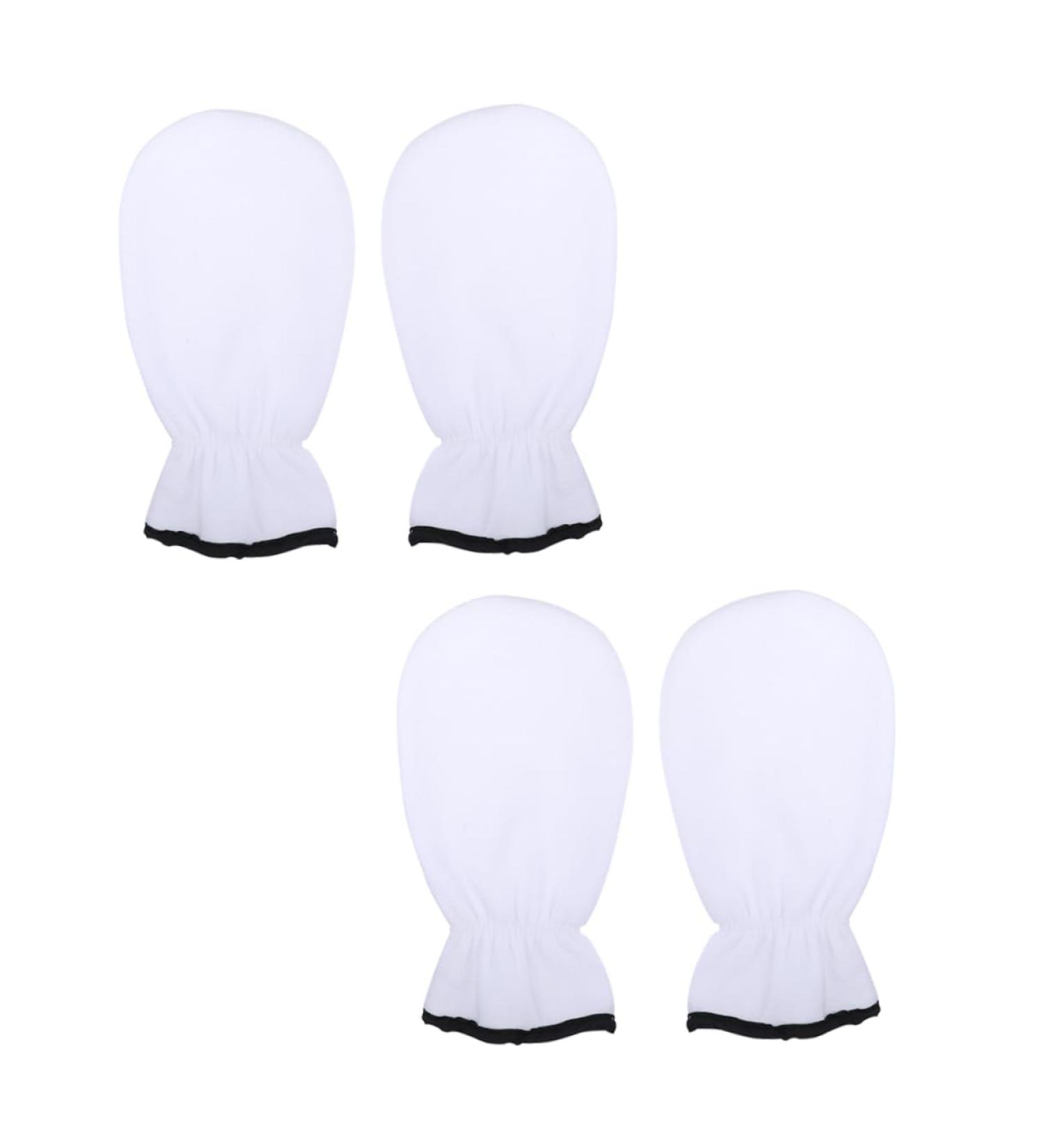 Healeved 2 Pairs Maintenance Care Gloves Moisturizing Spa Gloves Hot Wax Moisturizing Mitts Wax Gloves Hand Gloves Moisturizing Gloves Paraffin Wax Mitts Polyester White Heater Work Nourish - Buy Online on GoSupps.com