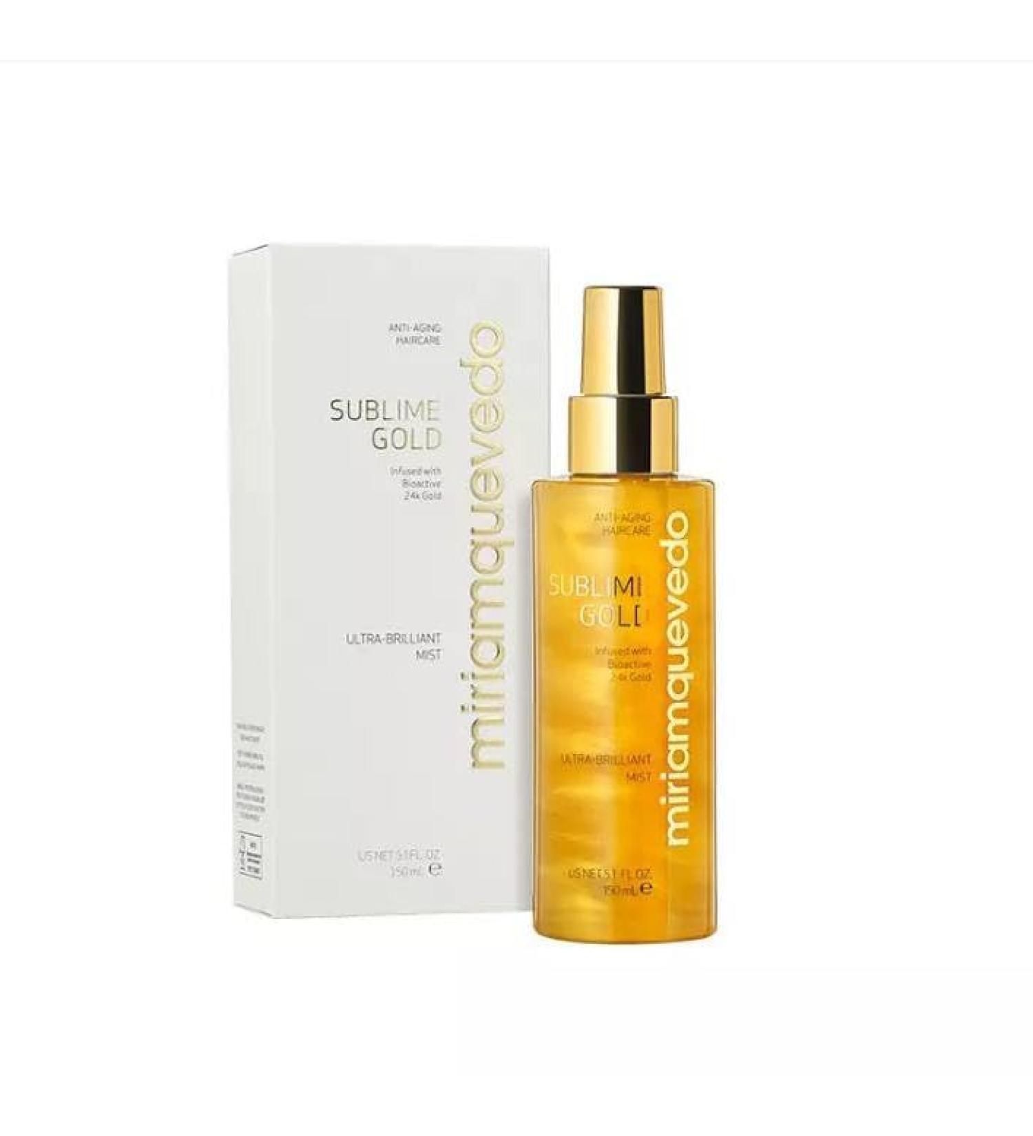 Sublime Gold Ultra-brilliant Mist - Hair mist that protects from UV rays and illuminates the hair