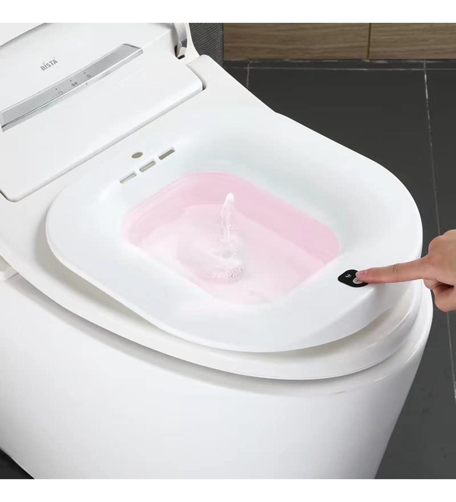 Auto Revivo Electric Sitz Bath for Hemorrhoids Women (Pink)