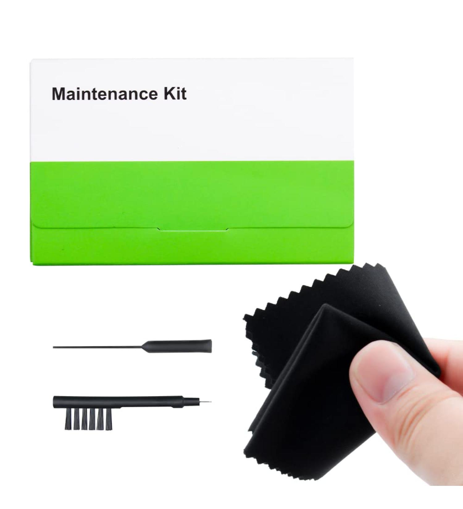 Hearing Aid Maintenance Kit - 7 Piece Cleaning Tools & Earphone Cleaner Kit with Vent Cleaner, Steel Pick, Screw Driver, Brush & Carrying Case - Buy Online on GoSupps.com