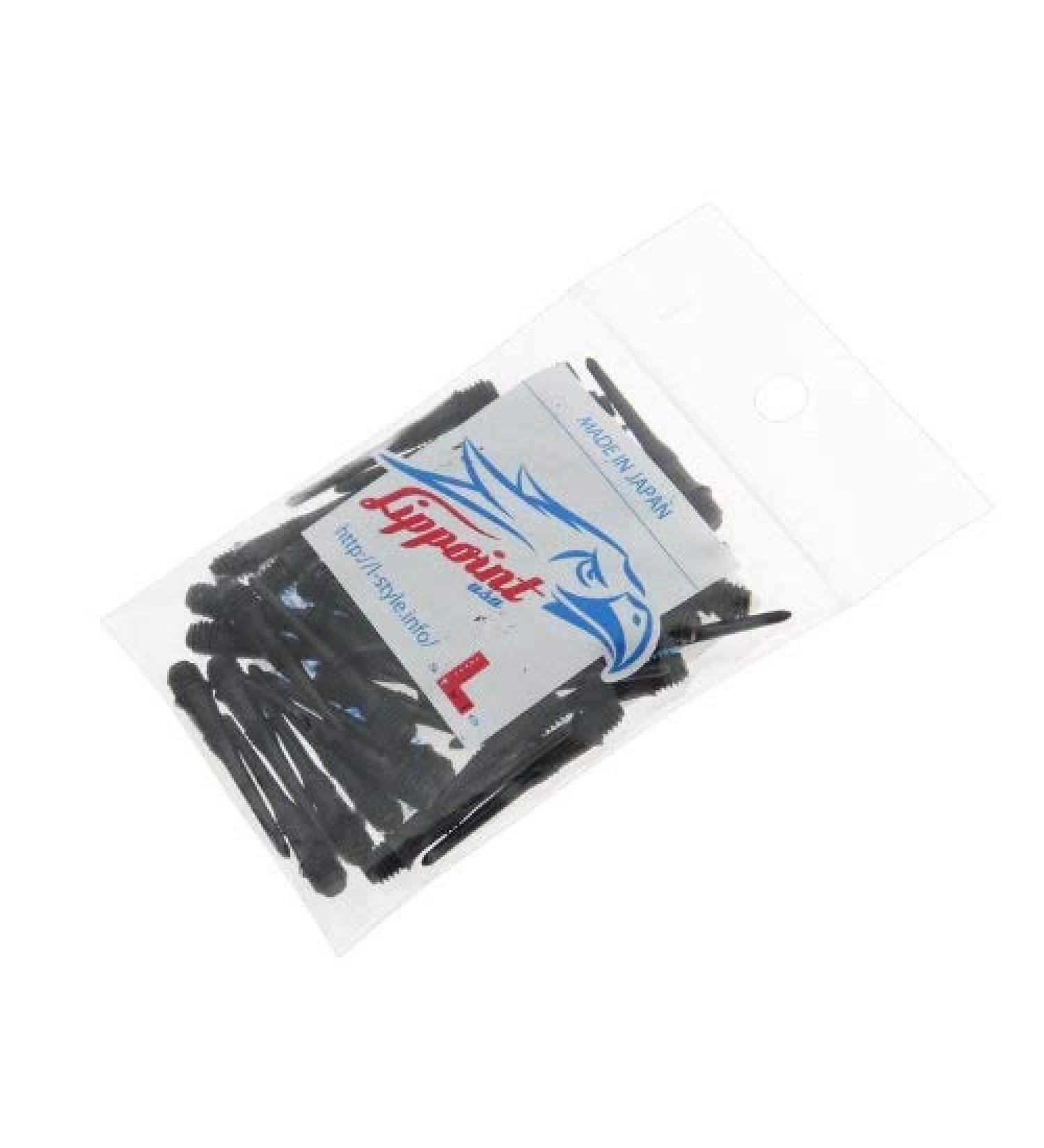 LSTYLE Dart Tips Lippoint USA - 2BA Thread - Plastic Soft Dart Points (50 Pack) Black - Buy Online on GoSupps.com