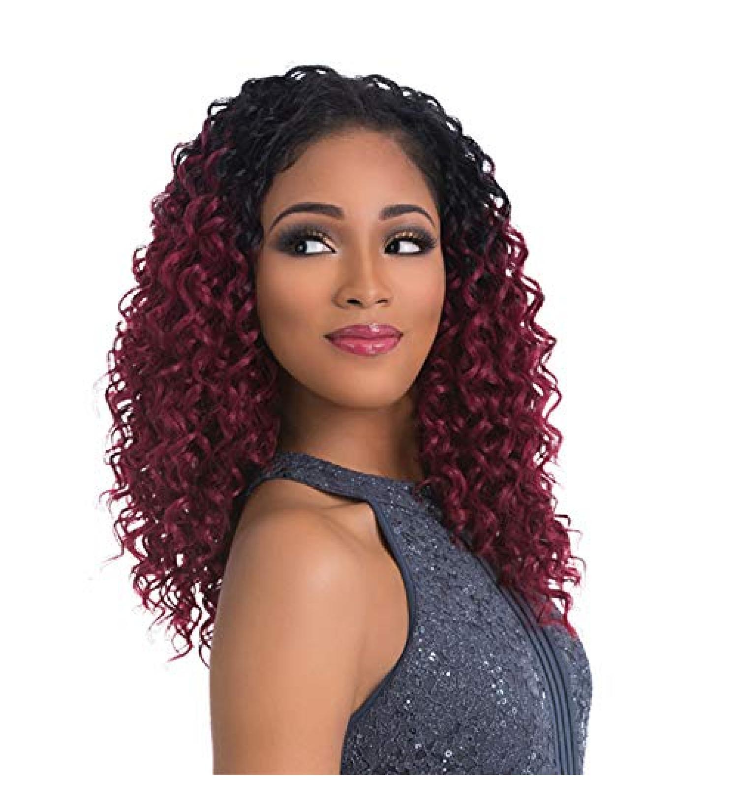 African Wig Headgear for Ladies - Two-Color Split Small Hair WIG | Shop Stylish & Unique Designs Online - Buy Online on GoSupps.com