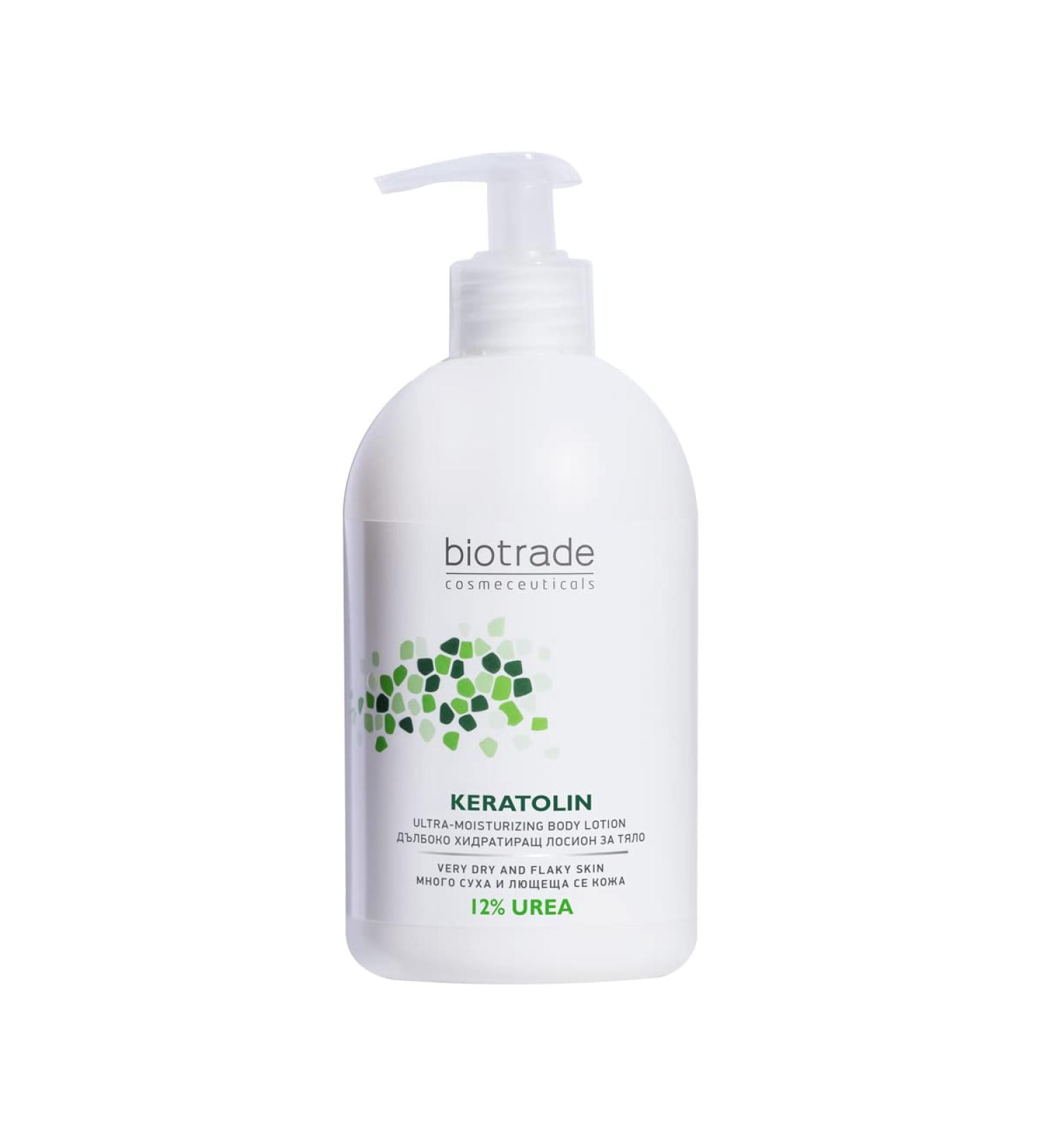 Keratolin Body Lotion 12% Urea 400ml - Ultra Moisturizing for Very Dry & Flaky Skin | Biotrade - Shop Internationally! - Buy Online on GoSupps.com