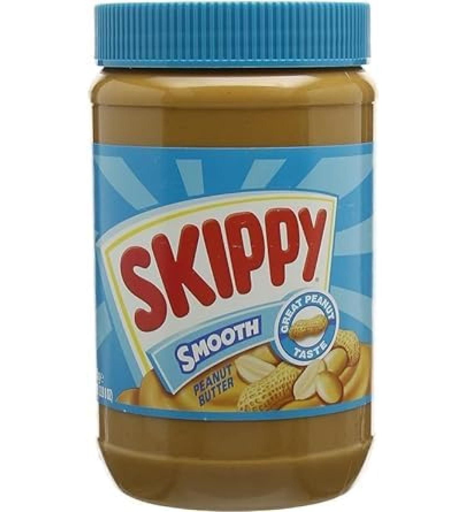 SKIPPY Creamy Peanut Butter Delicious Smooth Perfect Any Snack Meal 1.13Kg Jar - Buy Online on GoSupps.com