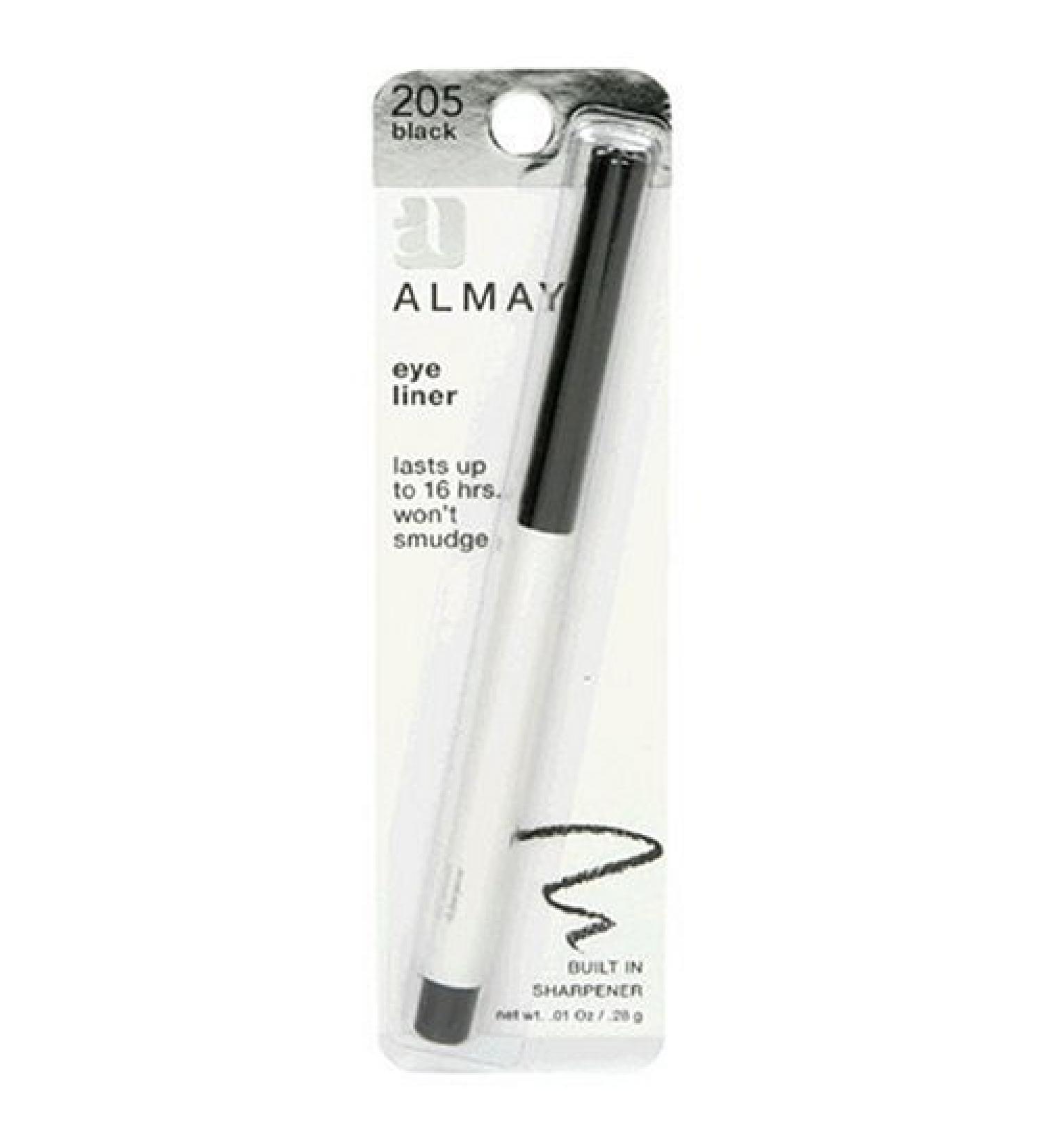 Almay Eyeliner with Built In Sharpener Black 205 0.01 Ounce Package