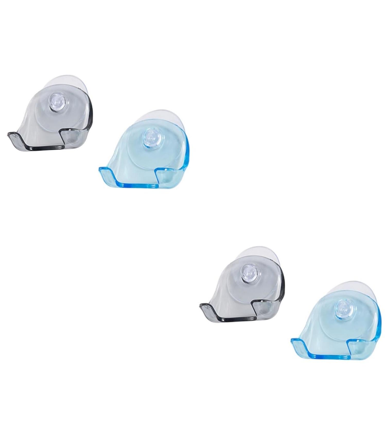 Zerodeko Shower Suction Hooks - 4 Pack Self-Adhesive Razor Storage - Durable Suction Cups for Bathroom Organization - Buy Online on GoSupps.com