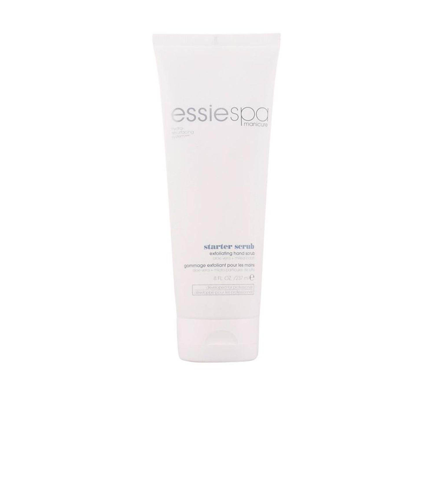 EssieSpa Manicure Starter Scrub - 237ml - Exfoliating Hand Brush