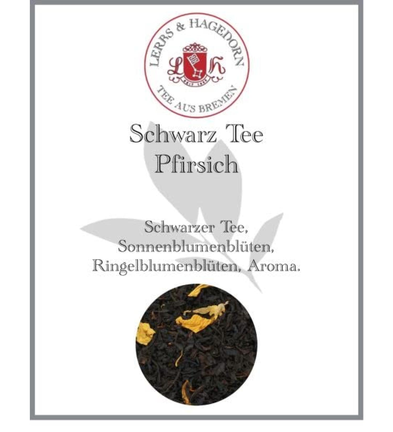  Lerbs & Hagedorn Lerbs & Hagedorn Peach Black Tea | 250 g (approx. 20 liters) Sunflower - Buy Online on GoSupps.com
