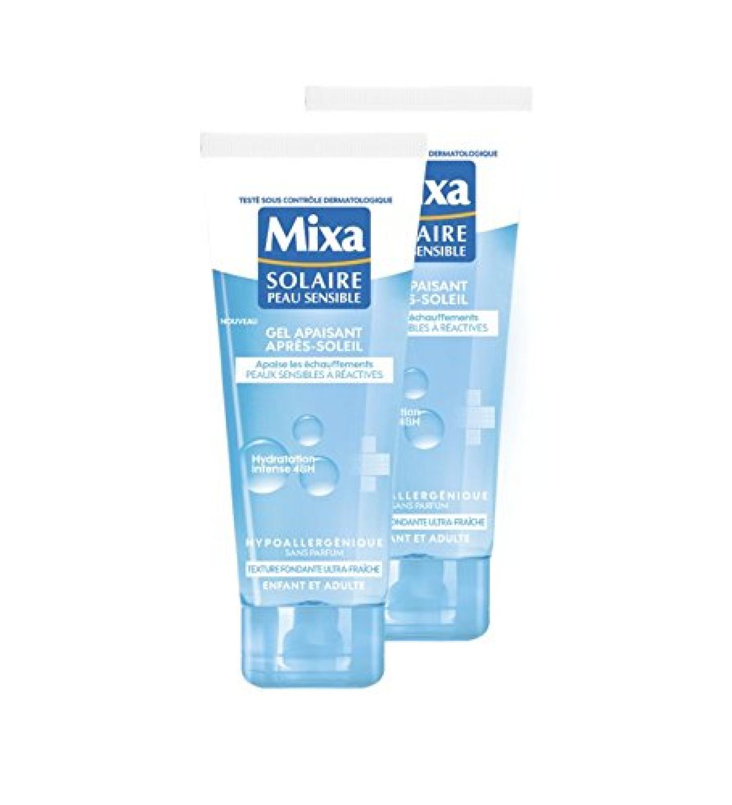 Mixa Solaire Sunscreen Gel Soothing 200 ml 2 pieces Soothing apr s-sun gel