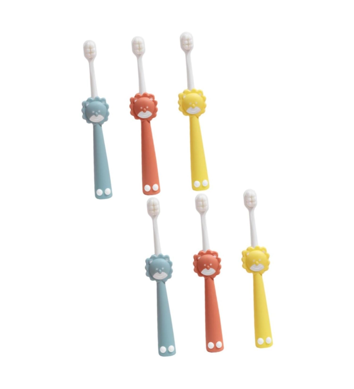 Buy Healvian U-Shape Children's Toothbrushes | Soft Bristle Kids' Toothbrushes with Ergonomic Handle | Ideal for Home & Travel | 6 Pack - Buy Online on GoSupps.com