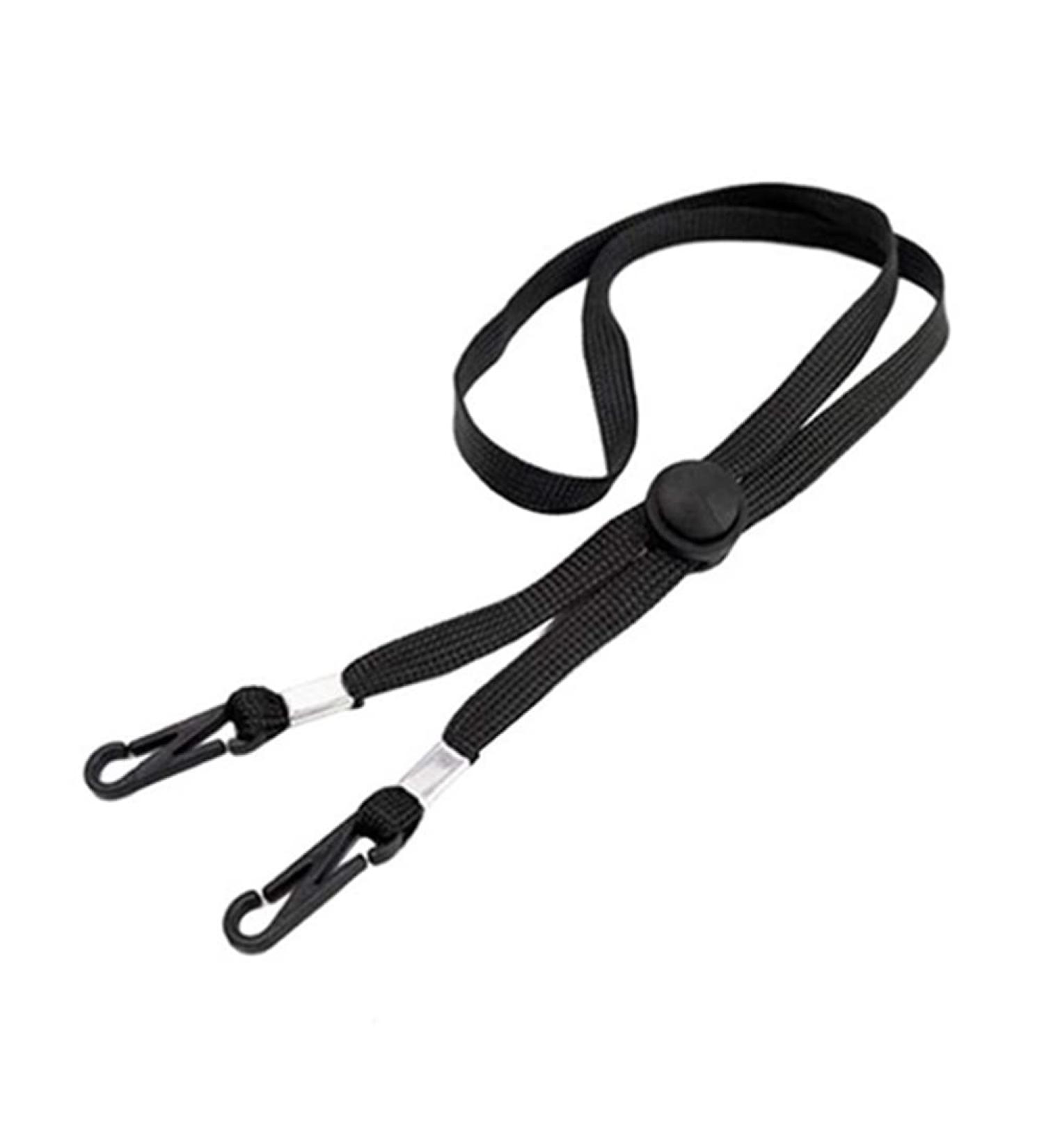 Plumflex Lanyard Holder for Masks & Glasses - 40 Pack Unisex Neck-Worn Anti-Loss - Ideal for Men Women & Children | Black - Buy Online on GoSupps.com
