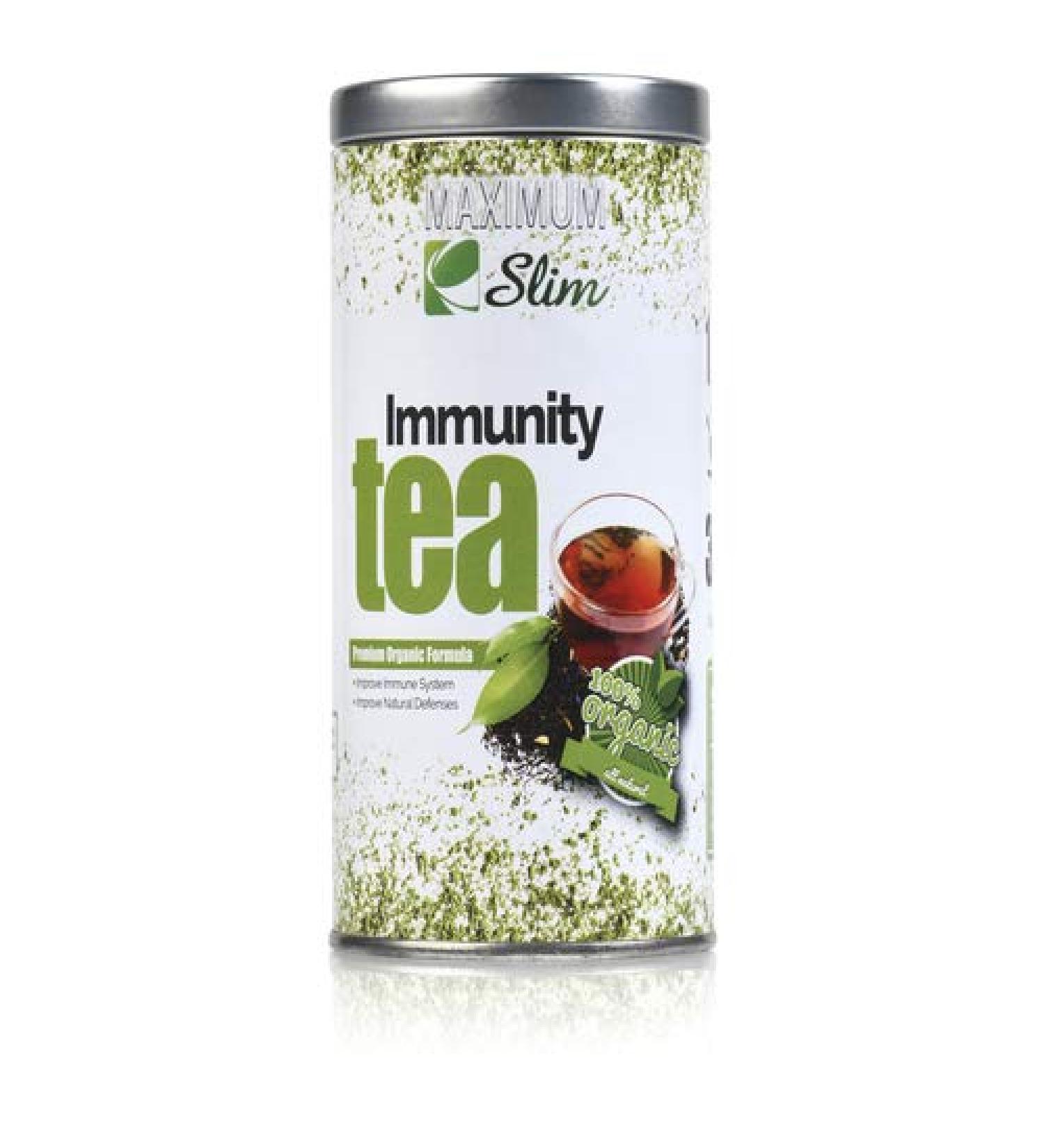 Maximum Slim Immunity Tea - Elderberry Eucalyptus Ginger - Buy Online on GoSupps.com