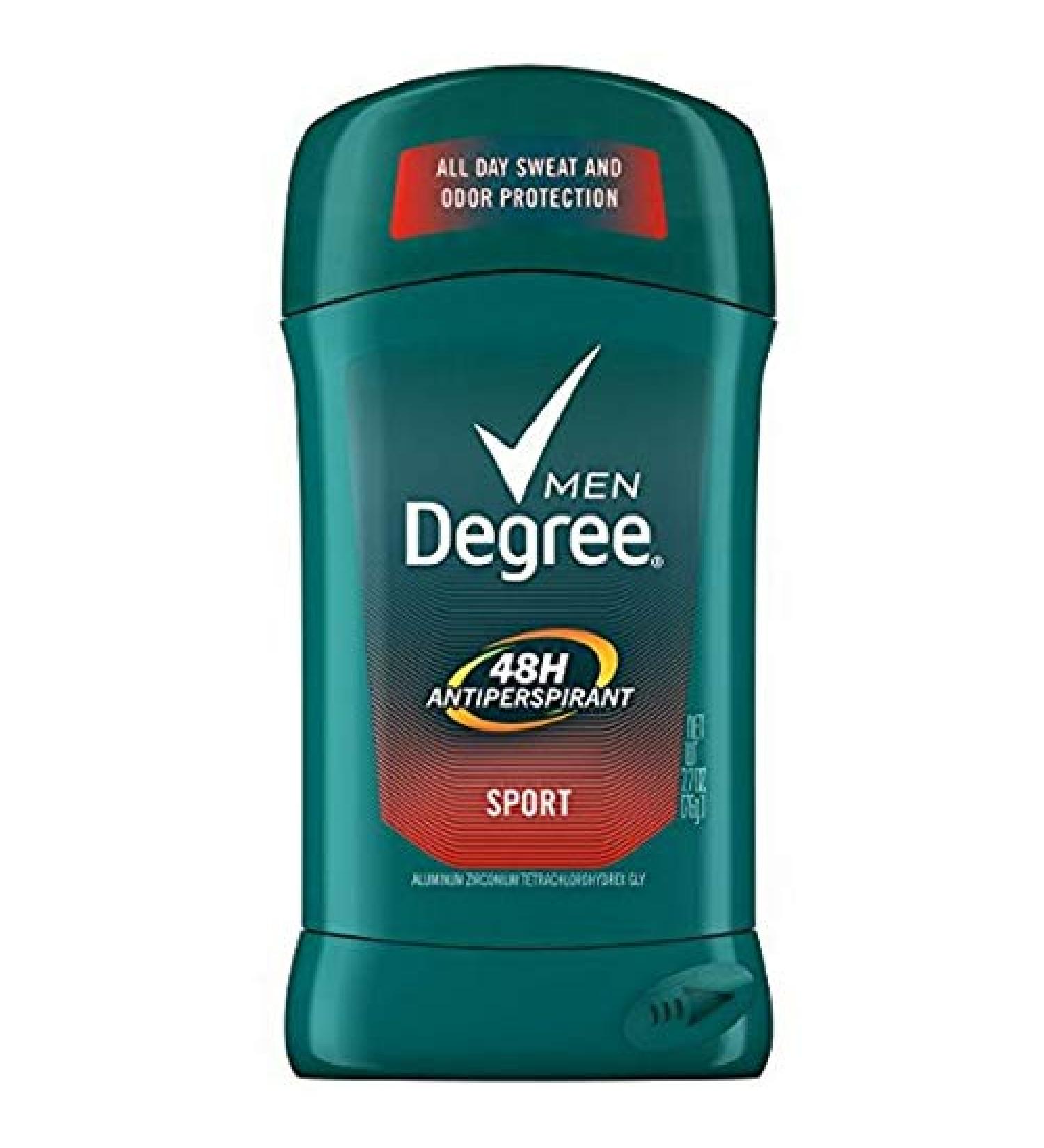 Degree Men Protection Antiperspirant Deodorant Sport 2.7 oz (Pack of 2)