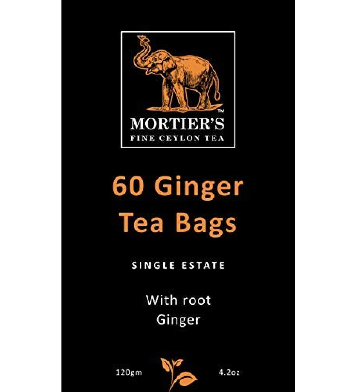 Mortier's Ceylon Ginger Tea Bags - Buy Online on GoSupps.com