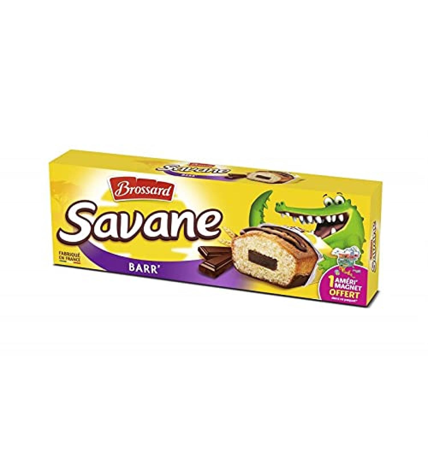 BROSSARD - Savane Pocket Chocolate Bar 189G - (Pack of 4) - Buy Online on GoSupps.com