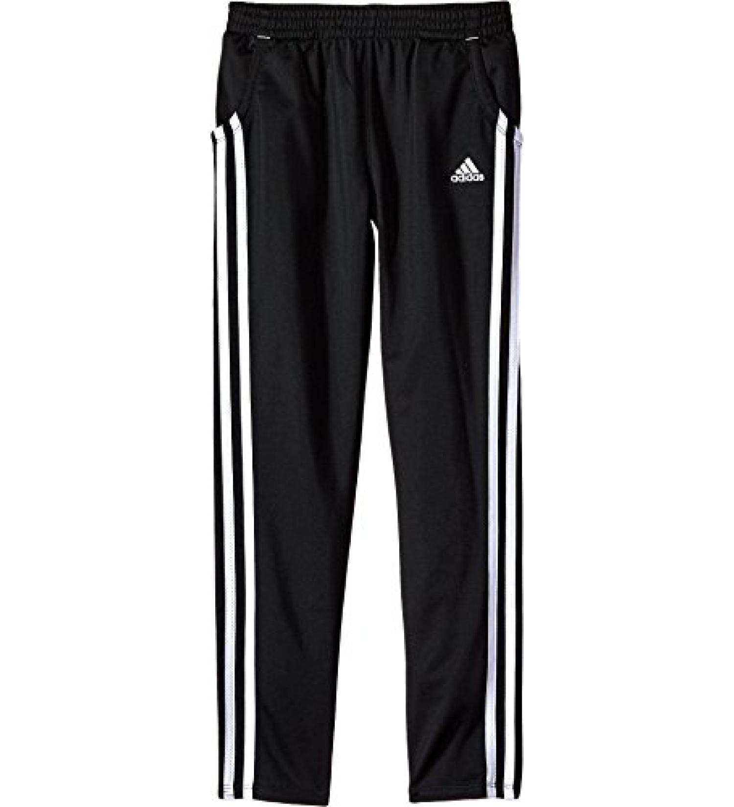 adidas Girls' Big Warm Up Tricot Pants Small Adi Black