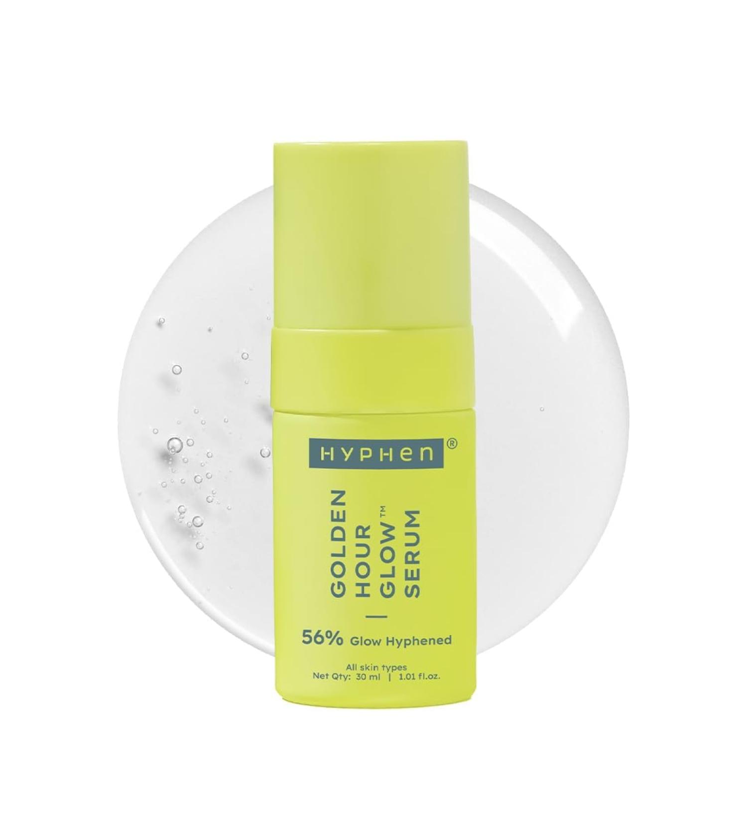 Hyphen Brightening 5% Niacinamide 1% Alpha Arbutin Face Serum | With 25% Kakadu Plum -20X More Vitamin C Serum for Glowing Skin | 56% Glow Actives for Dark Spots & Pigmentation | All Skin Types -30ml - Buy Online on GoSupps.com