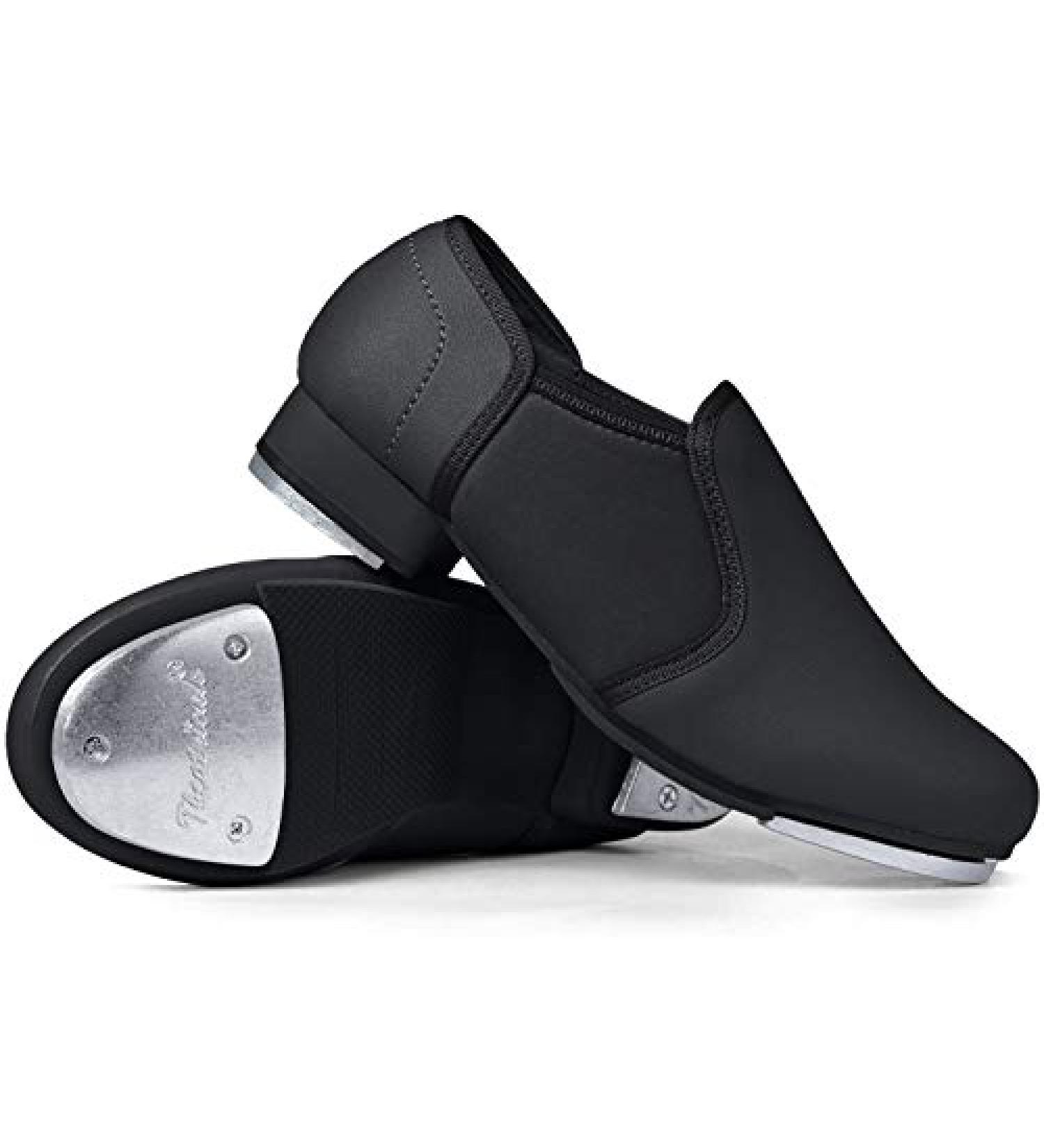 Theatricals Child Neoprene Insert Tap Shoes T9100C 2 Little Kid Black