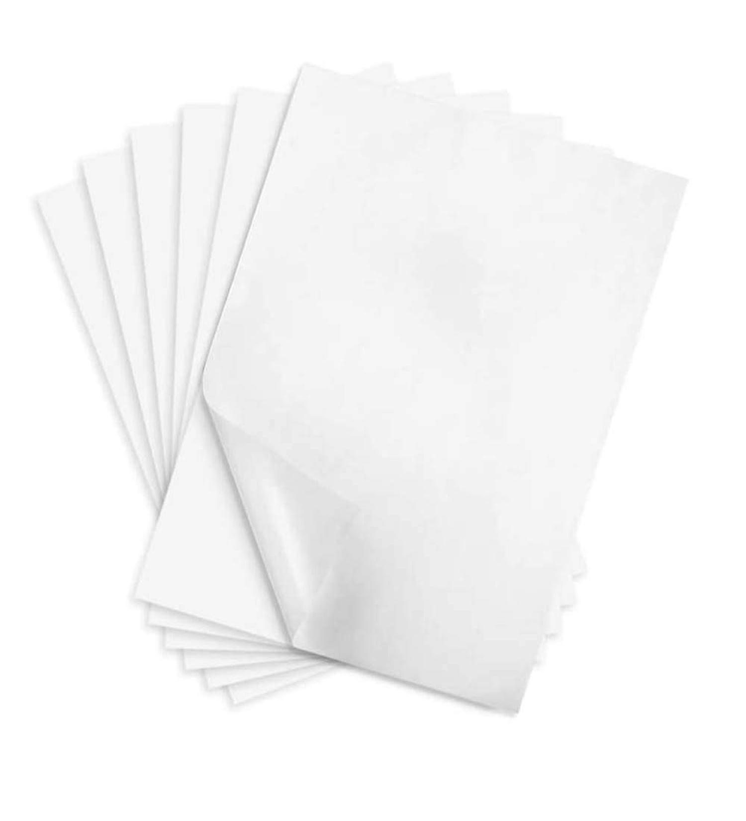 Yesallwas 50 Sheets White Carbon Transfer Paper for Wood, Paper, Canvas - A4 Size - Buy Online on GoSupps.com