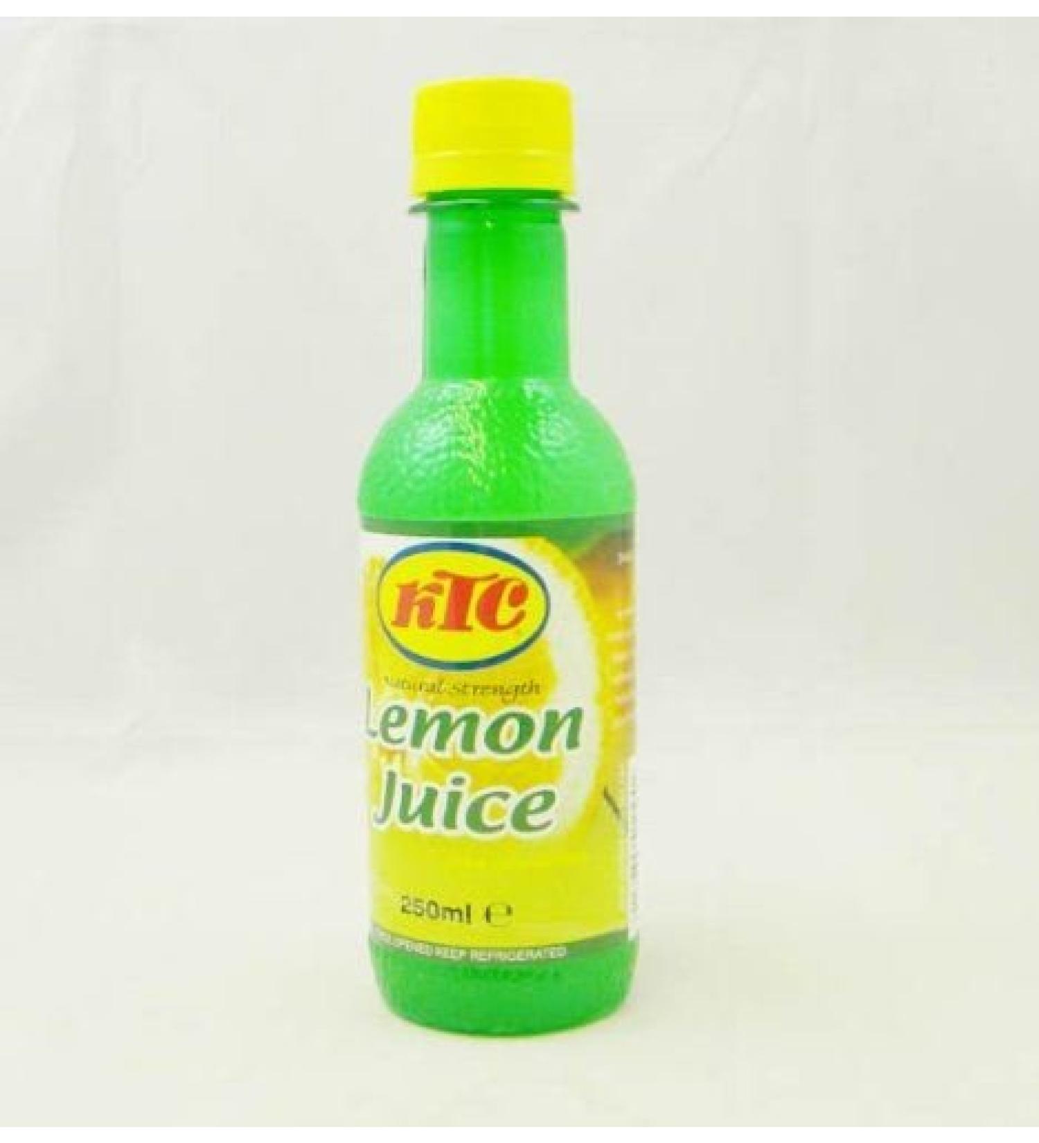 KTC - Lemon juice from concentrate - 5 x 250 ml
