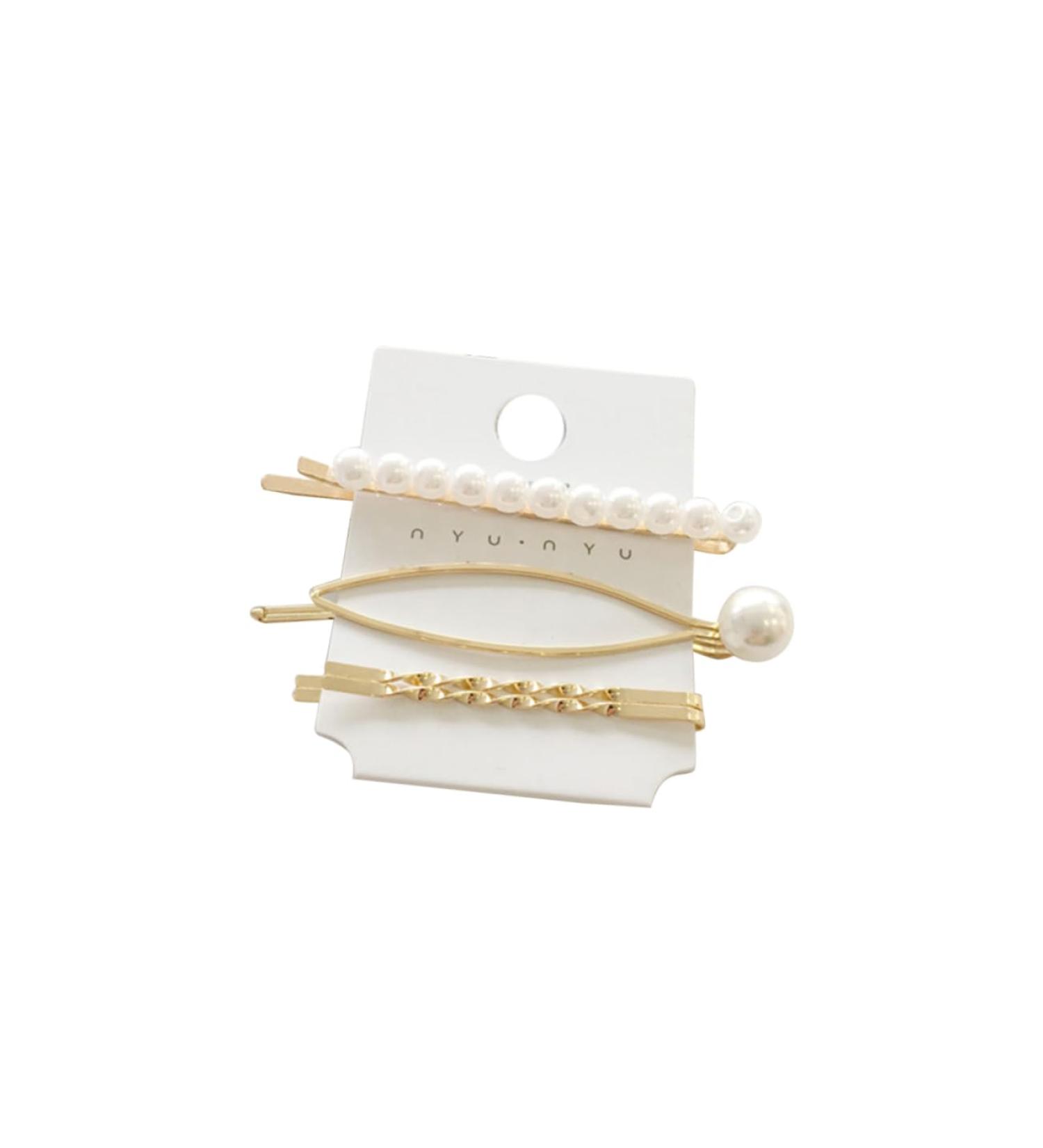 Angoily Set Handmade Hair Accessories Pearl Bobby Pin Decorative Snap Hairpins Bride Hair Clip Bridal Hair Clip Pearl Clips for Hair Pearl Hair Barrettes Temperament South Korea - Buy Online on GoSupps.com