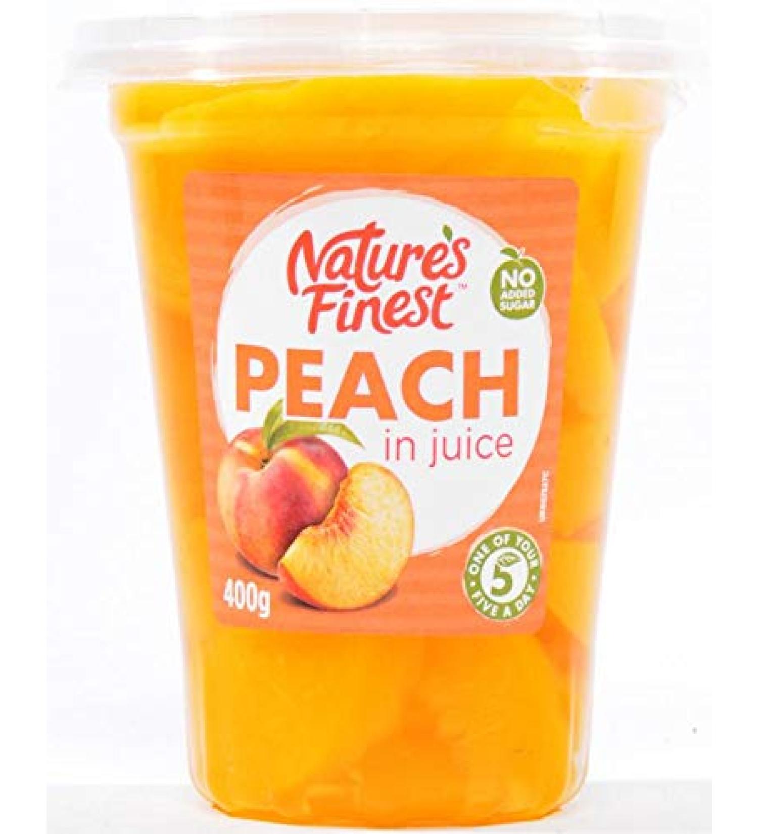 Natures Finest Nature's Finest Fruits (peach in juice 2 x 400 g)