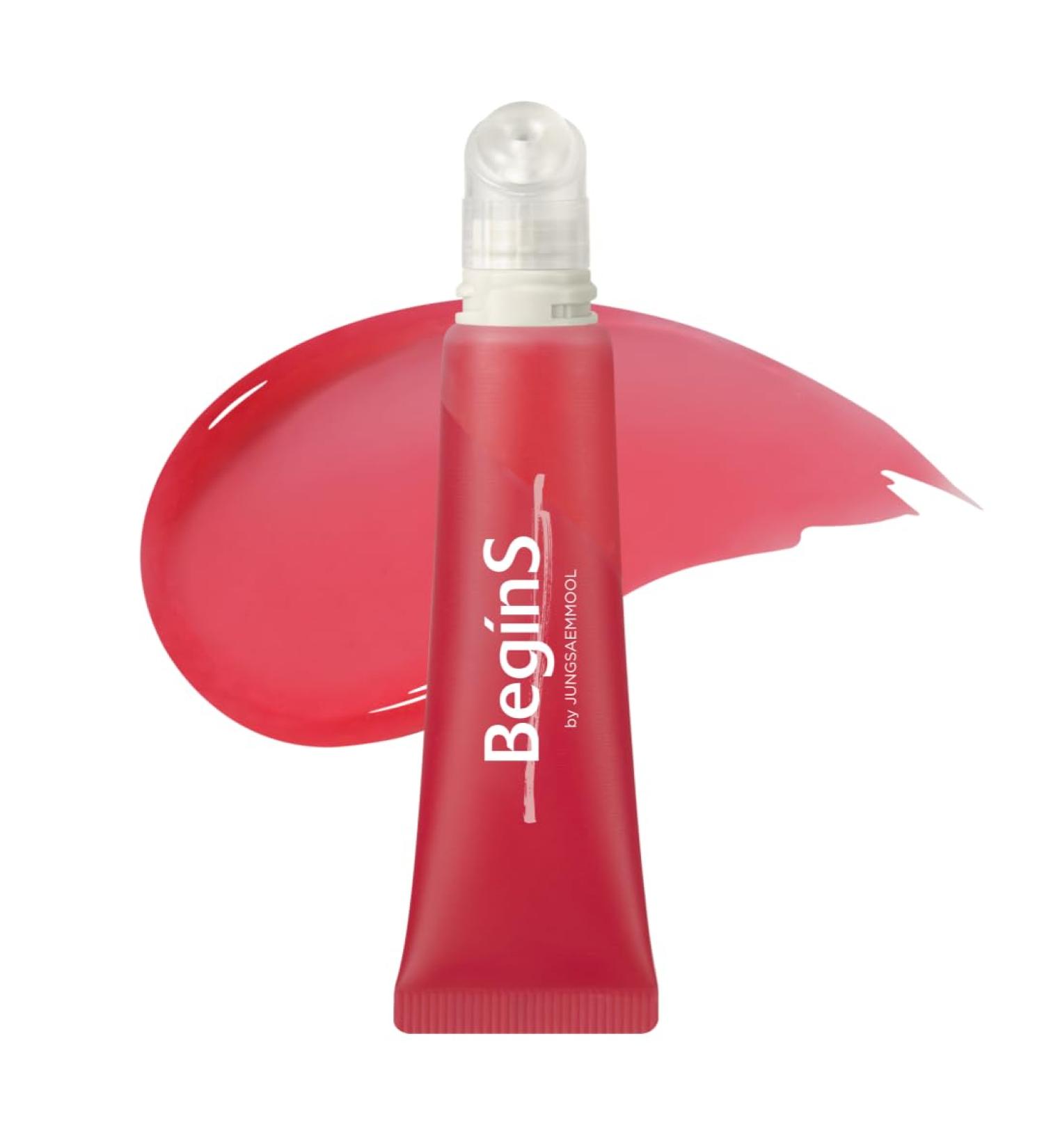 Lip Care Color Oil #Cherry More 0.34 Fl Oz Vegan Tinted Lip Oil with Jelly Massager for Dry Lips Hydrating & Cooling Lip Treatment Long-Lasting Glow & Volume Korean Lip Oil BeginS - Buy Online on GoSupps.com