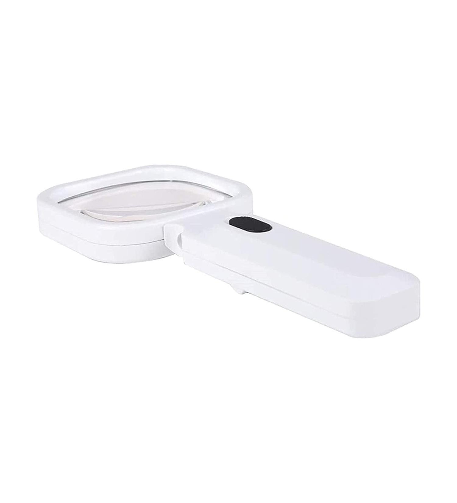 Magnifying Glass 10 Times Auxiliary Mirror 3 Times Primary Mirror High Power Lamp Handheld Magnifying Glass Magnifier - Buy Online on GoSupps.com