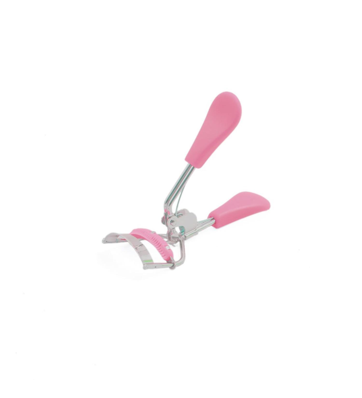 Light Pink Handle Women Eye Curling Eyelash Curler Comb Clip Beauty Makeup Tool Eyelash Curler Multiple Colors