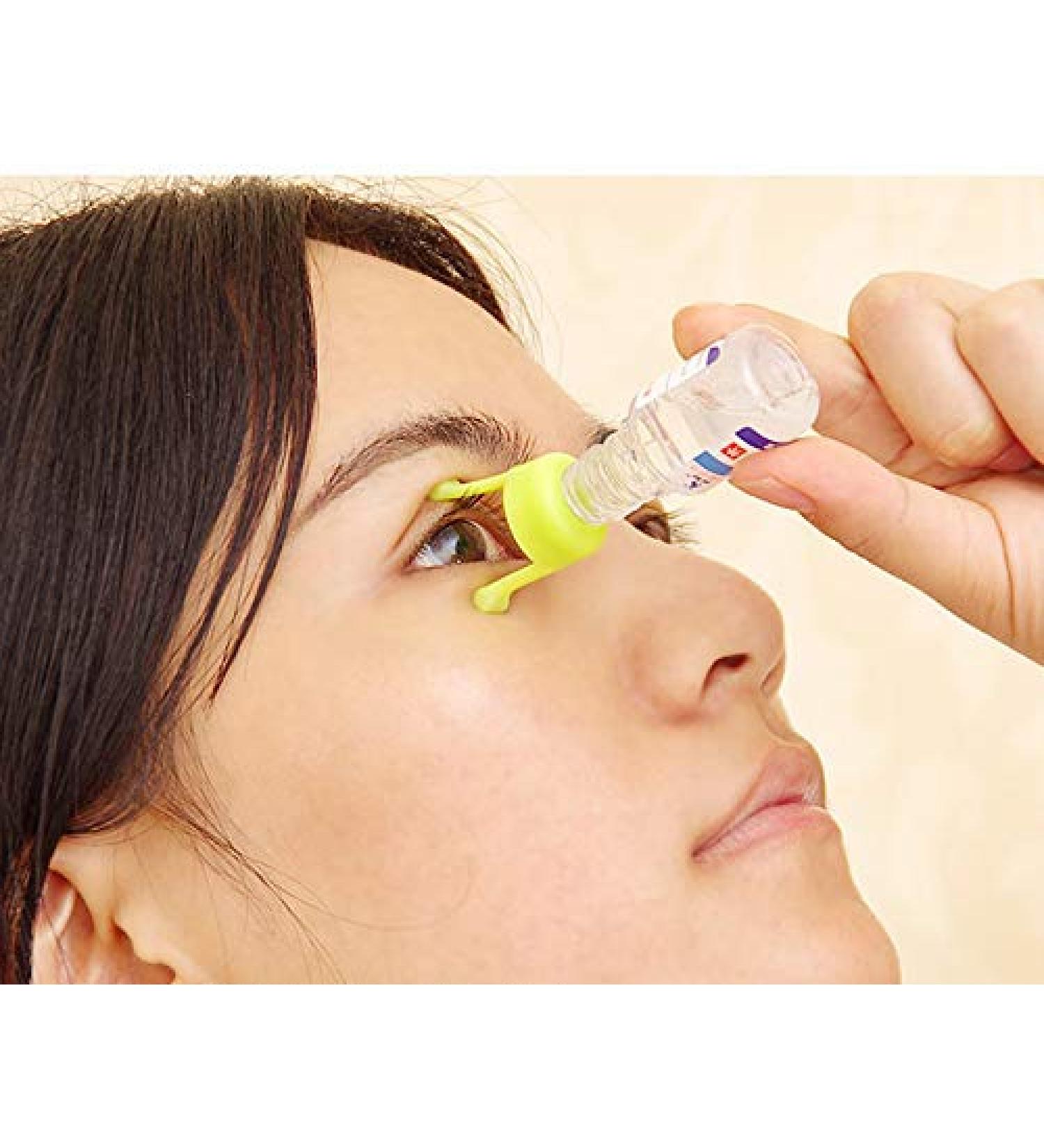 2 Pieces Eye Dropper Dispenser - Easy Travel & Camping Eye Drop Guide - Ideal for Home Use (Random Color) - Buy Online on GoSupps.com