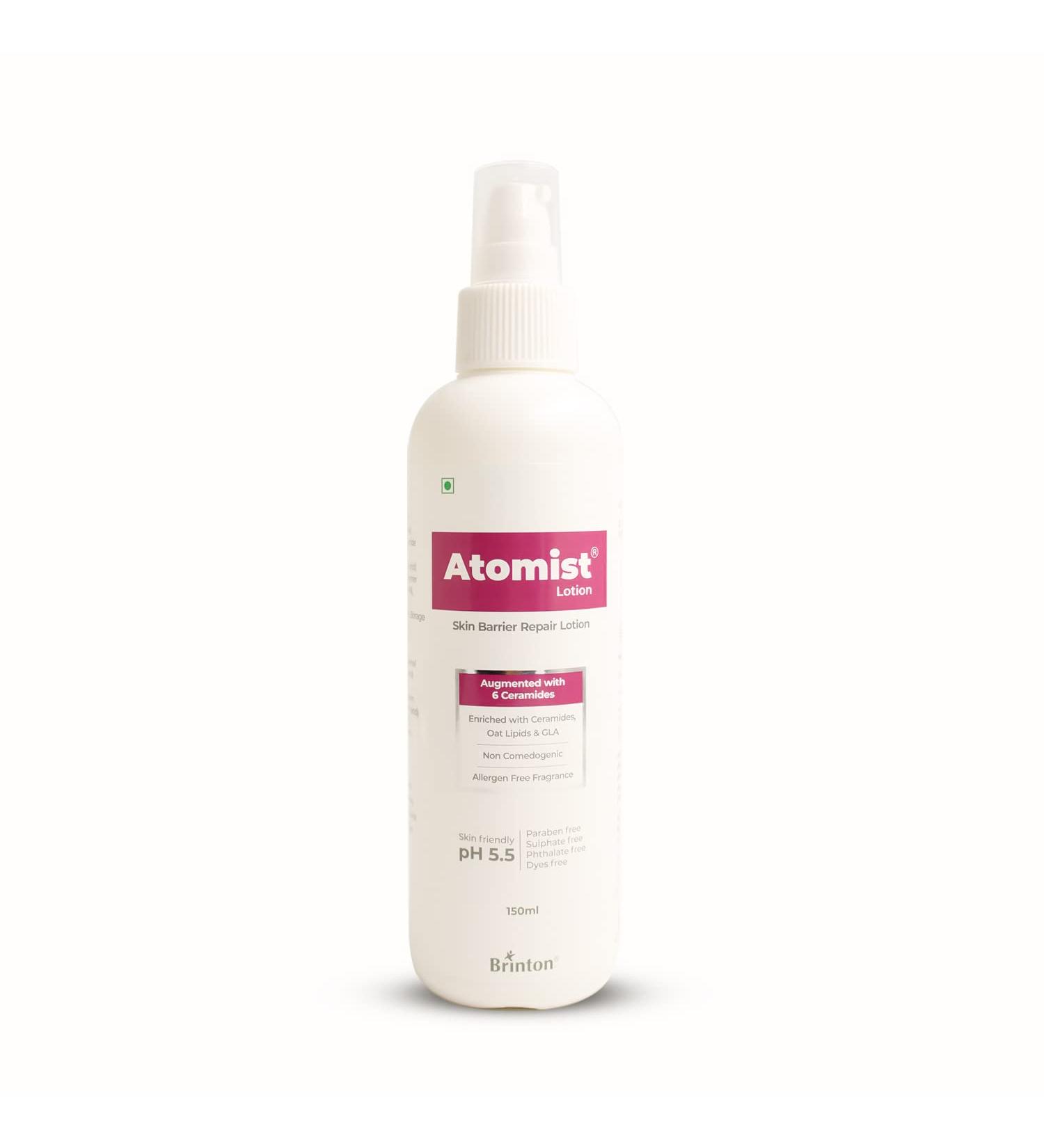 Brinton Atomist Skin Barrier Repair Lotion | Enriched with Ceramides Oat Lipids and GLA - 150 gm - Buy Online on GoSupps.com