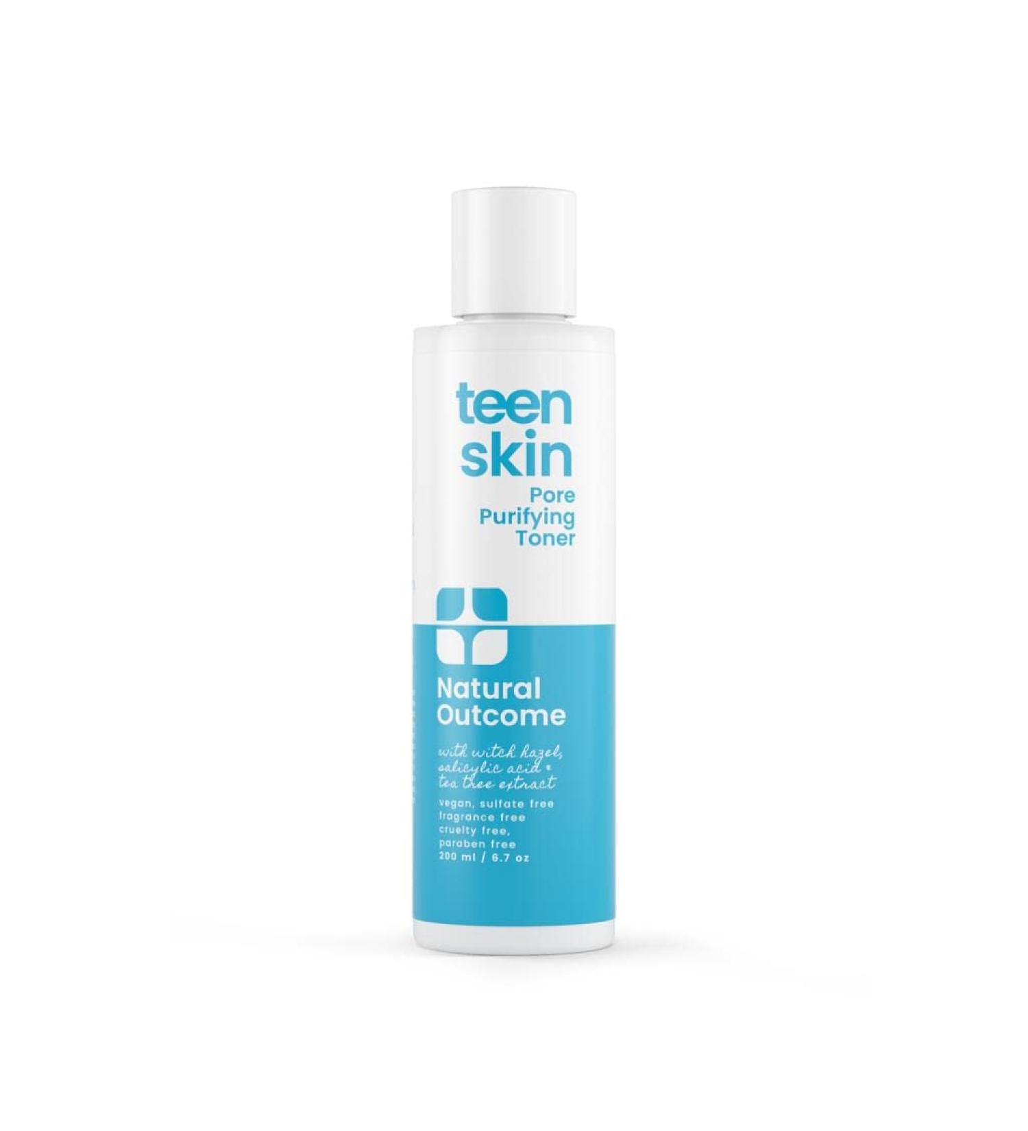 Natural Outcome Skin Care Acne Clarifying Face Toner for Teens - Salicylic Acid Astringent - Clear Acne & Purify Pores - 6.7 oz - Buy Online on GoSupps.com