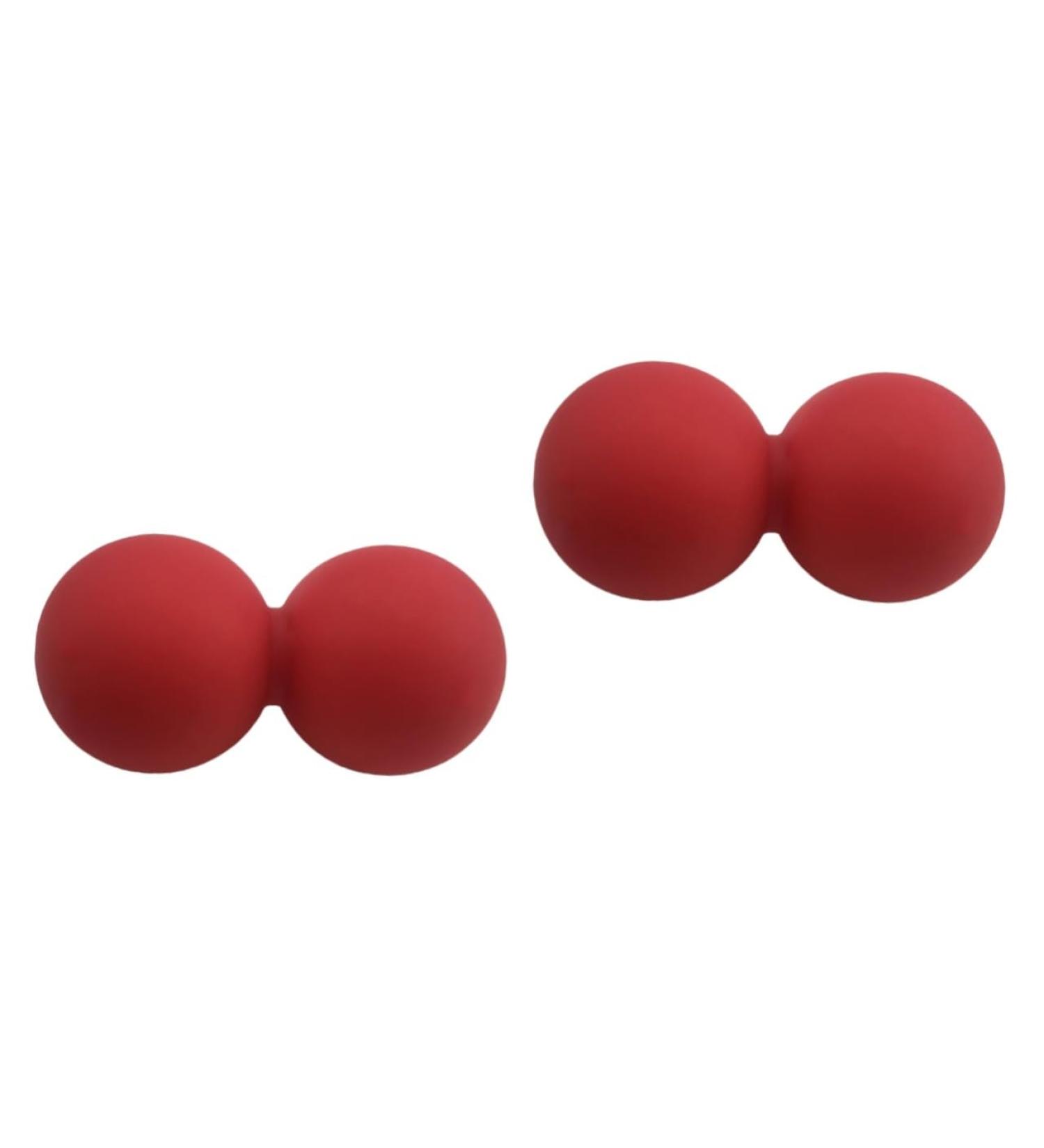 Fomiyes 2-in-1 Peanut Yoga Roll & Massage Balls - Silicone Self-Massage for Fitness & Foot Relief - Buy Online on GoSupps.com