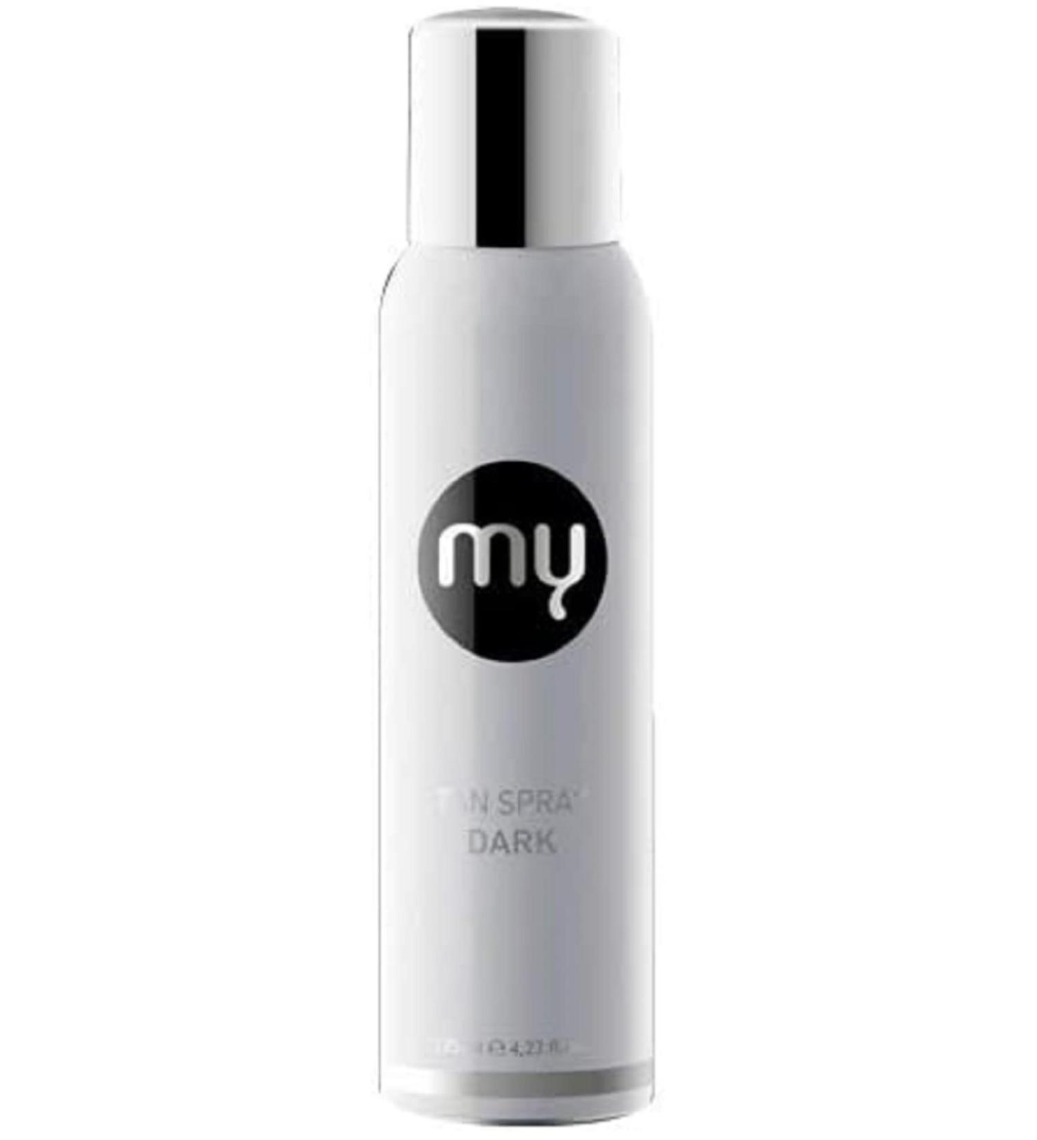 MY NATURAL TAN SPRAY TAN with DHA color DARK 125ml. SELF-TANNING SUN MAKE-UP