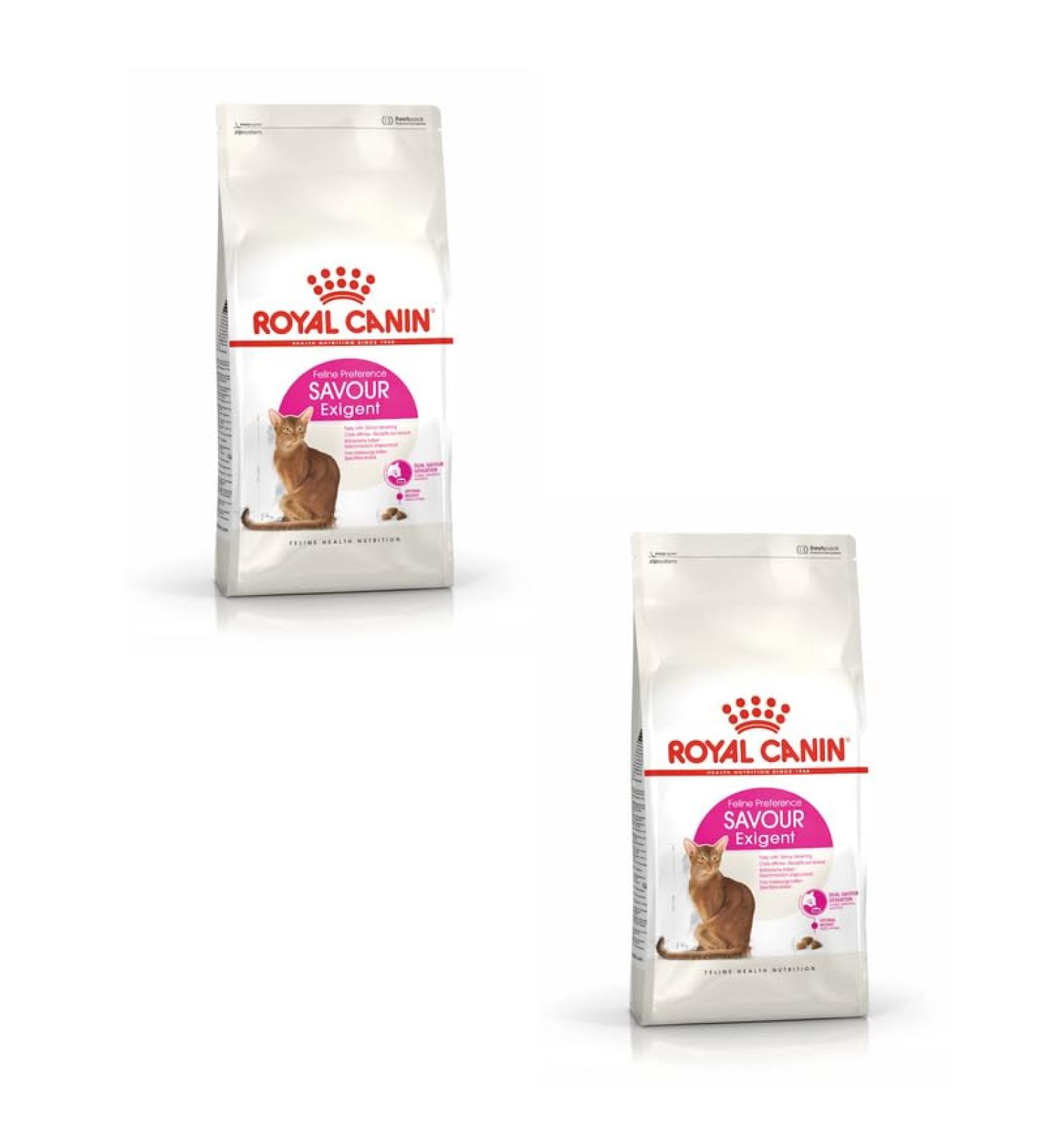 Royal Canin Savour Exigent Complete Adult Dry Cat Food 2 x 400g - Buy Online on GoSupps.com