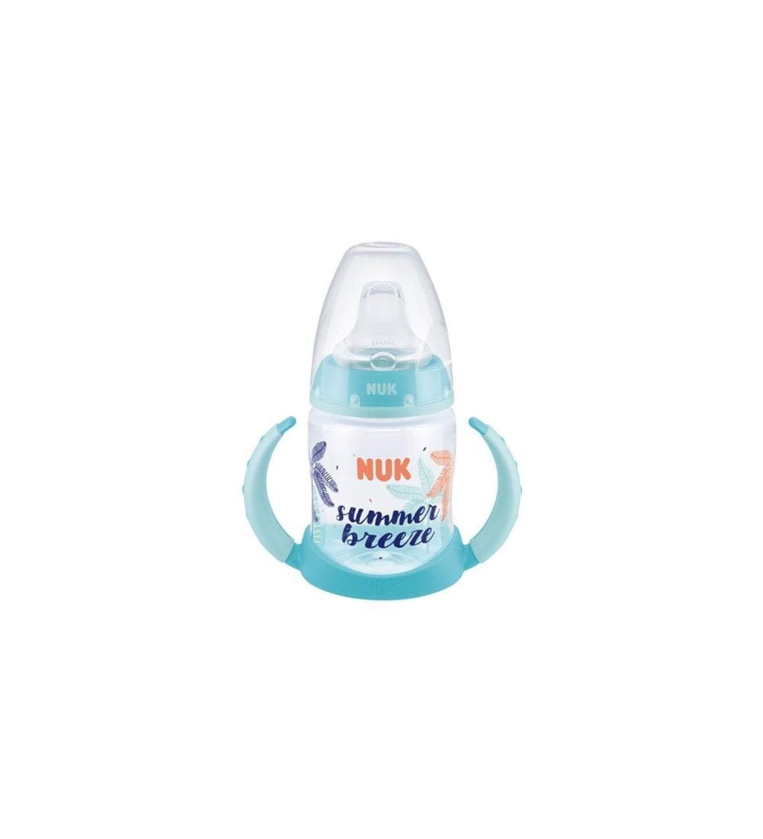 NUK Freestyle Beach Edition Silicone Soother Orthodontic Shape 18-36 Months (Pack of 2) - Blue