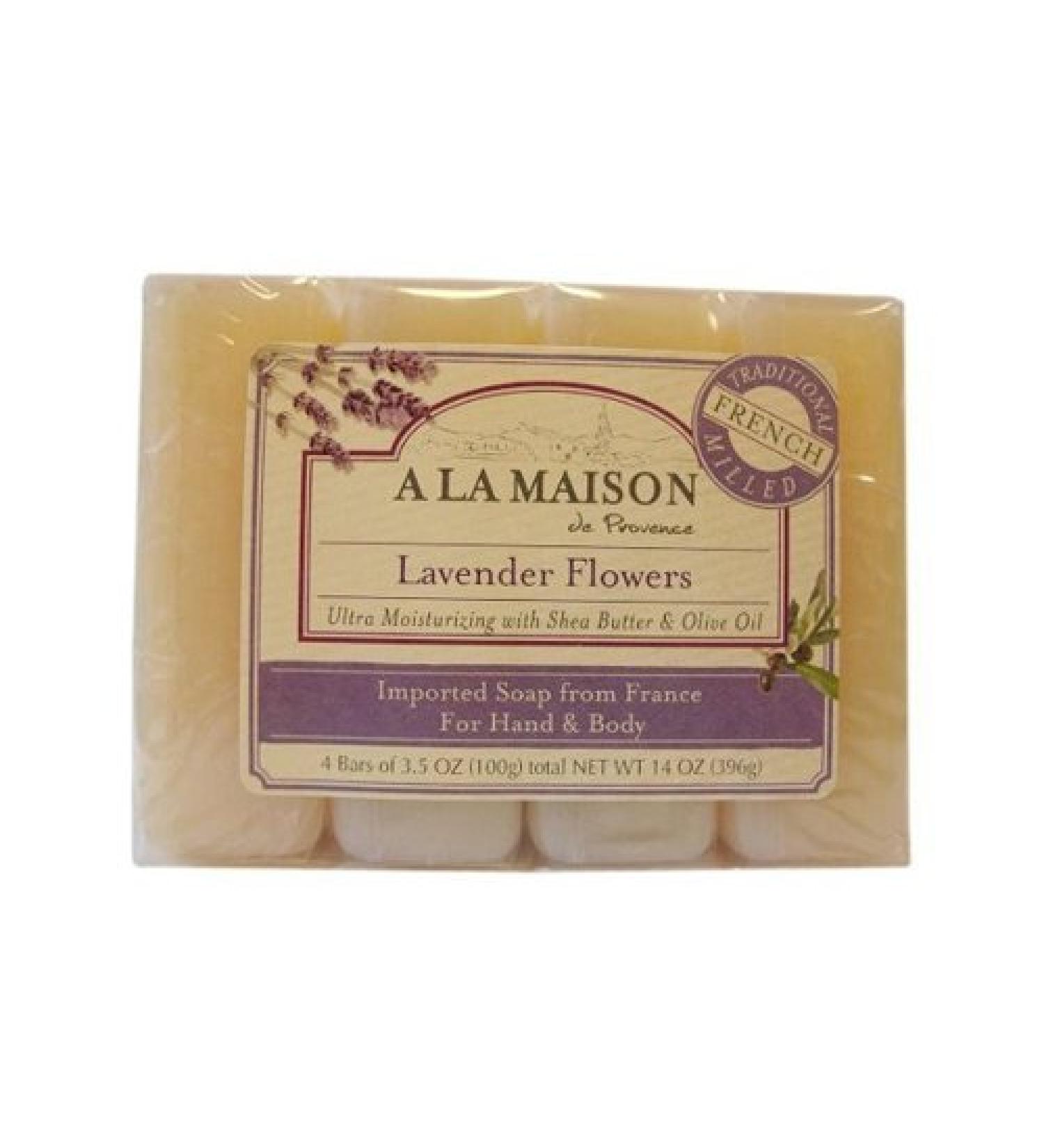 A La Maison Bar Soap Lvndr Flwr Value 4 Ct