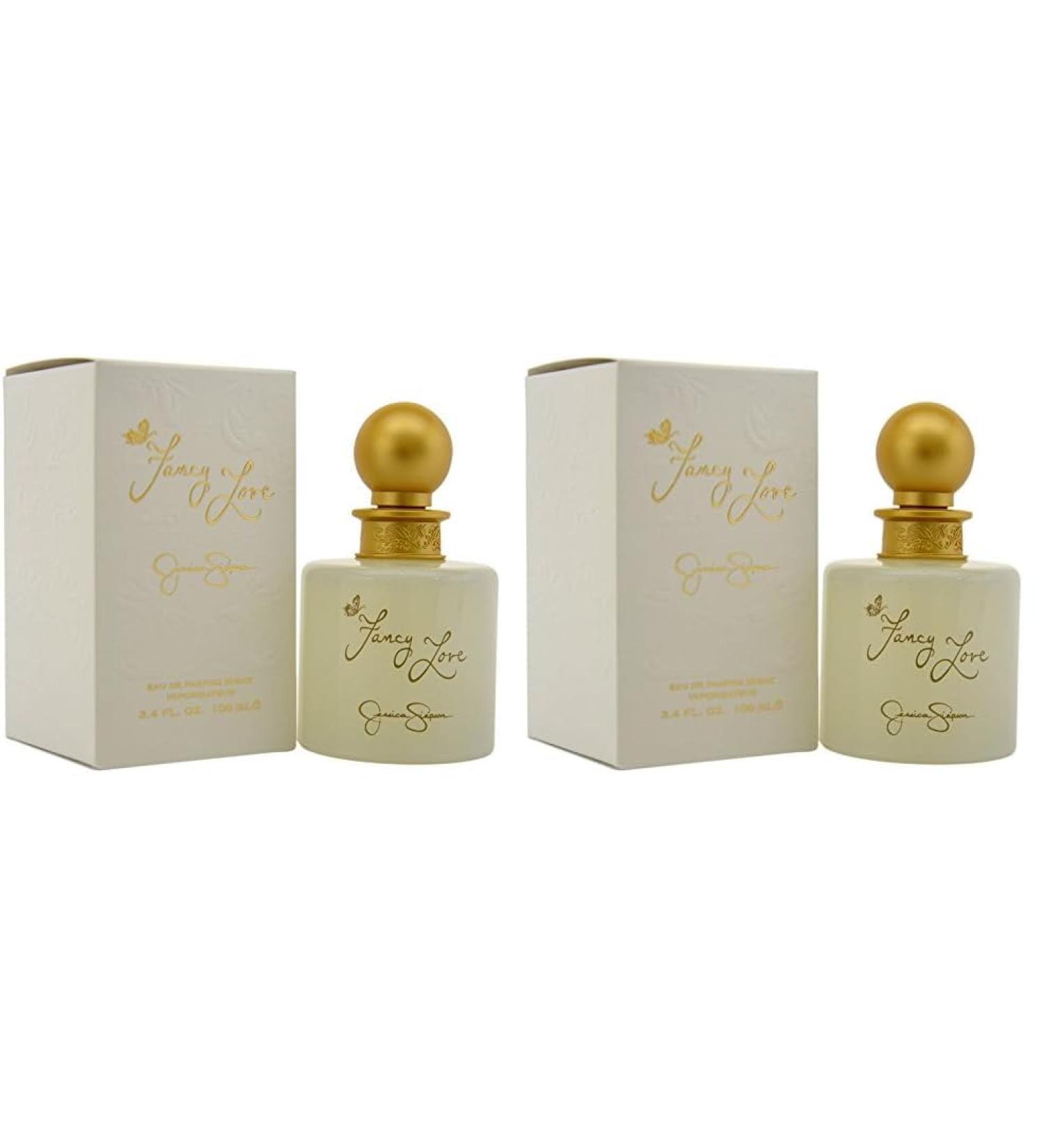 Jessica Simpson Fancy Love Eau de Parfum Spray for Women 3.4 Fluid Ounce (Pack of 2) Cedar Floral 3.4 Fl Oz (Pack of 2)