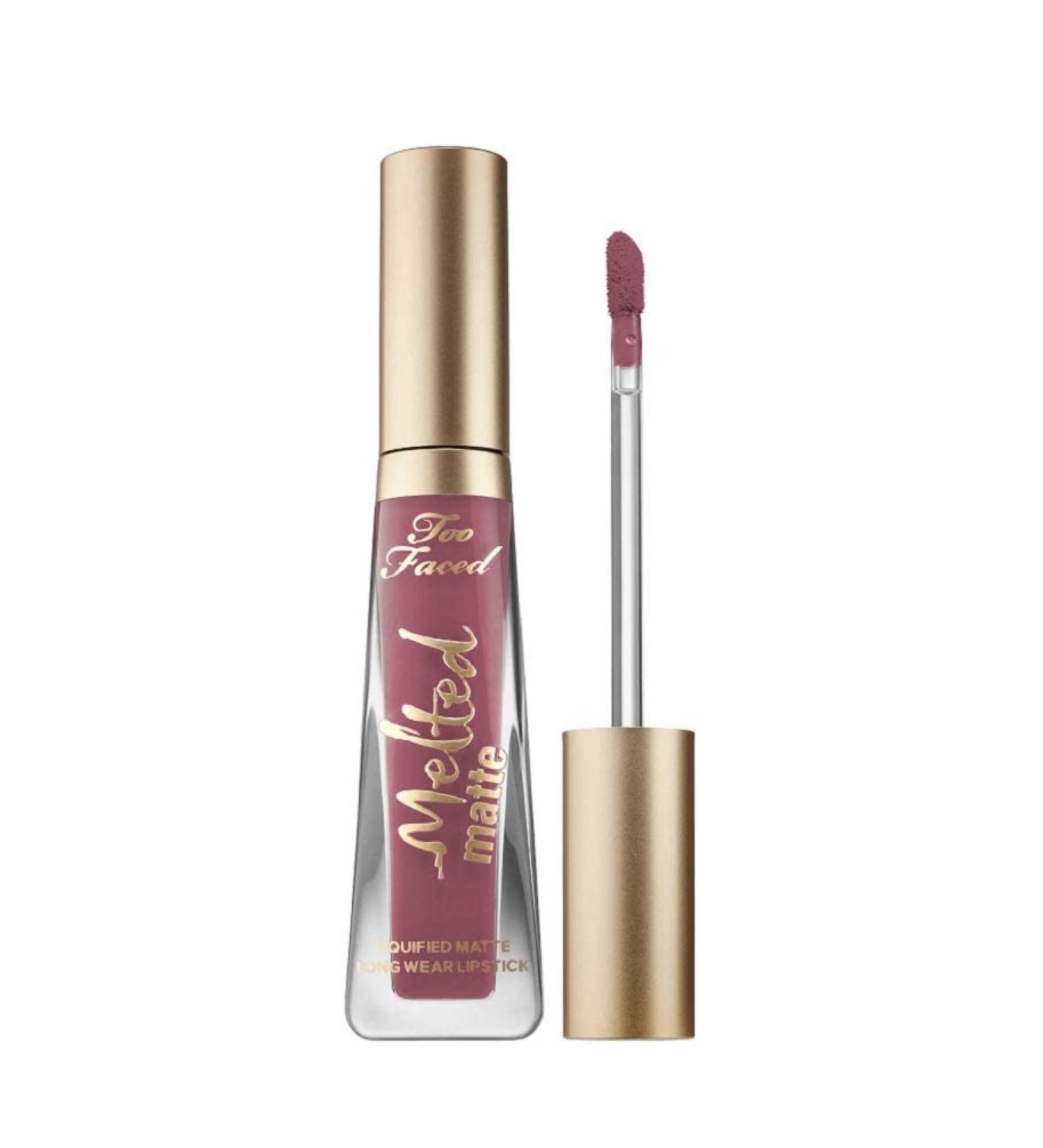 Too Faced Melted Matte Lipstick - Queen B Soft Mauve 0.23 Fl Oz - Matte Finish - Buy Online on GoSupps.com