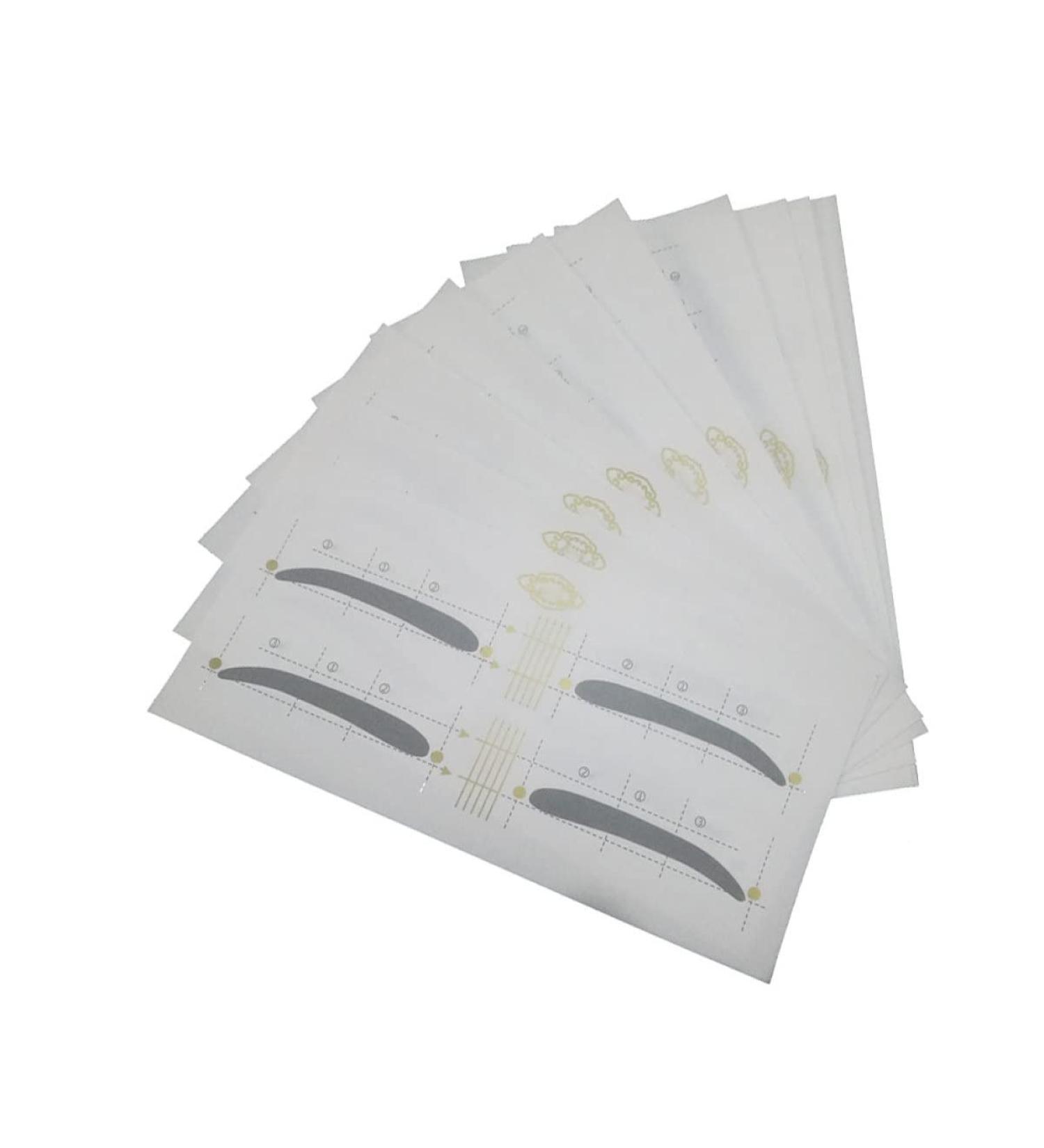  MERRYHAPY MERRYHAPY Eyebrow Care Kit 48 Templates Women Shaping Cards Stickers For Makeup Beginners - Buy Online on GoSupps.com