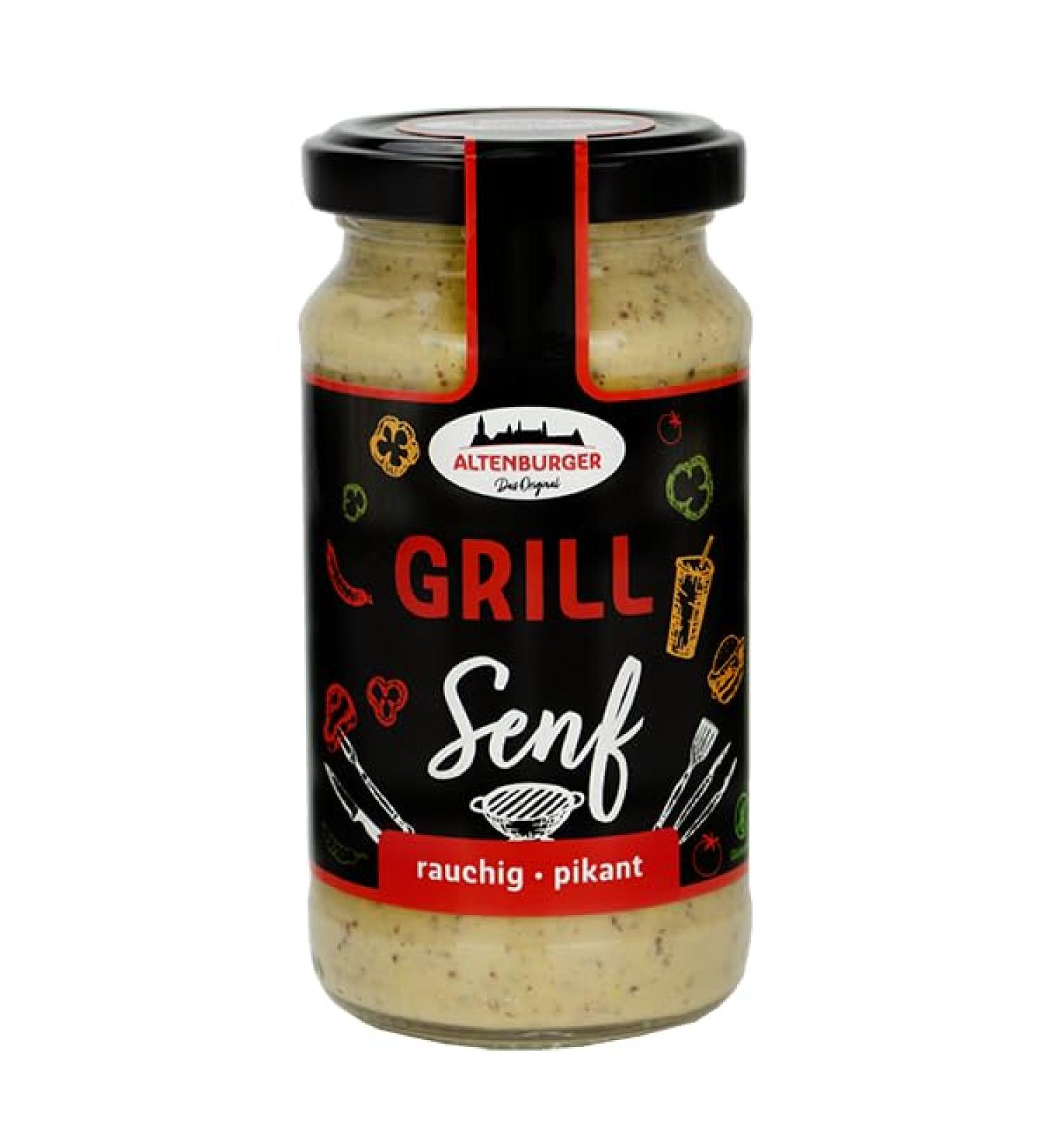 Shop Gourmet Grill Mustard 200ml Glass Jar - International Shipping Available - Buy Online on GoSupps.com