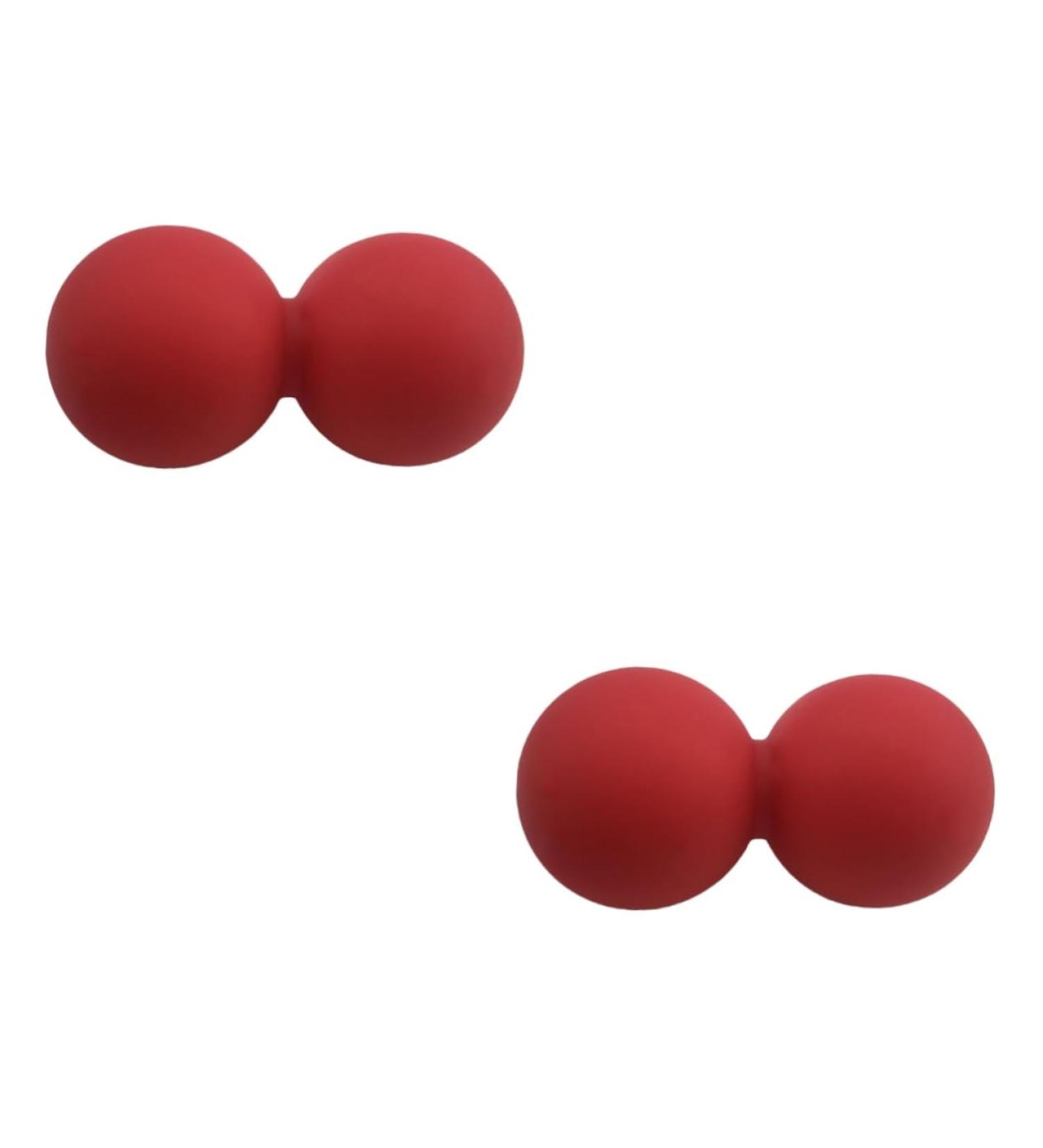 Homsfou Yoga Ball Silicone Gags - Peanut Massage Balls for Plantar Fasciitis & Relaxation | Fitness & Yoga Essentials - Buy Online on GoSupps.com